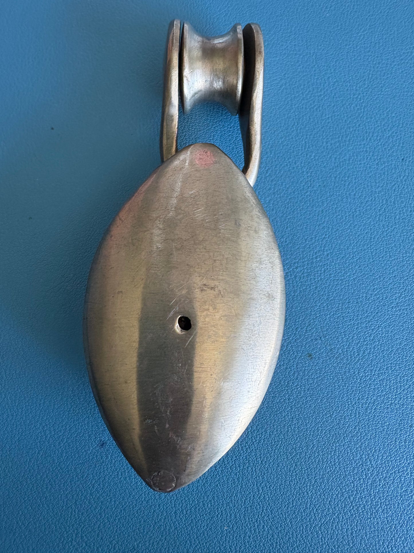 Bronze Single Block 3/8" line with Traveler Fitting - Herreshoff