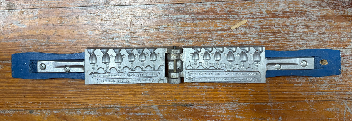 Arrowhead Jig Mold - 3/8 and 1/2 oz MODEL: JA-6-3812
