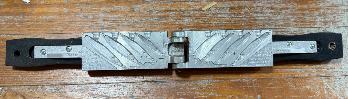 Flutter Jig Mold Assorted Sizes MODEL: FRS-4-A