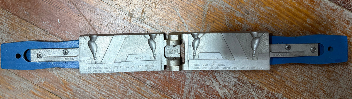 Spinner Jig Mold 1/2 and 5/8 oz. MODEL SJ-C2-M