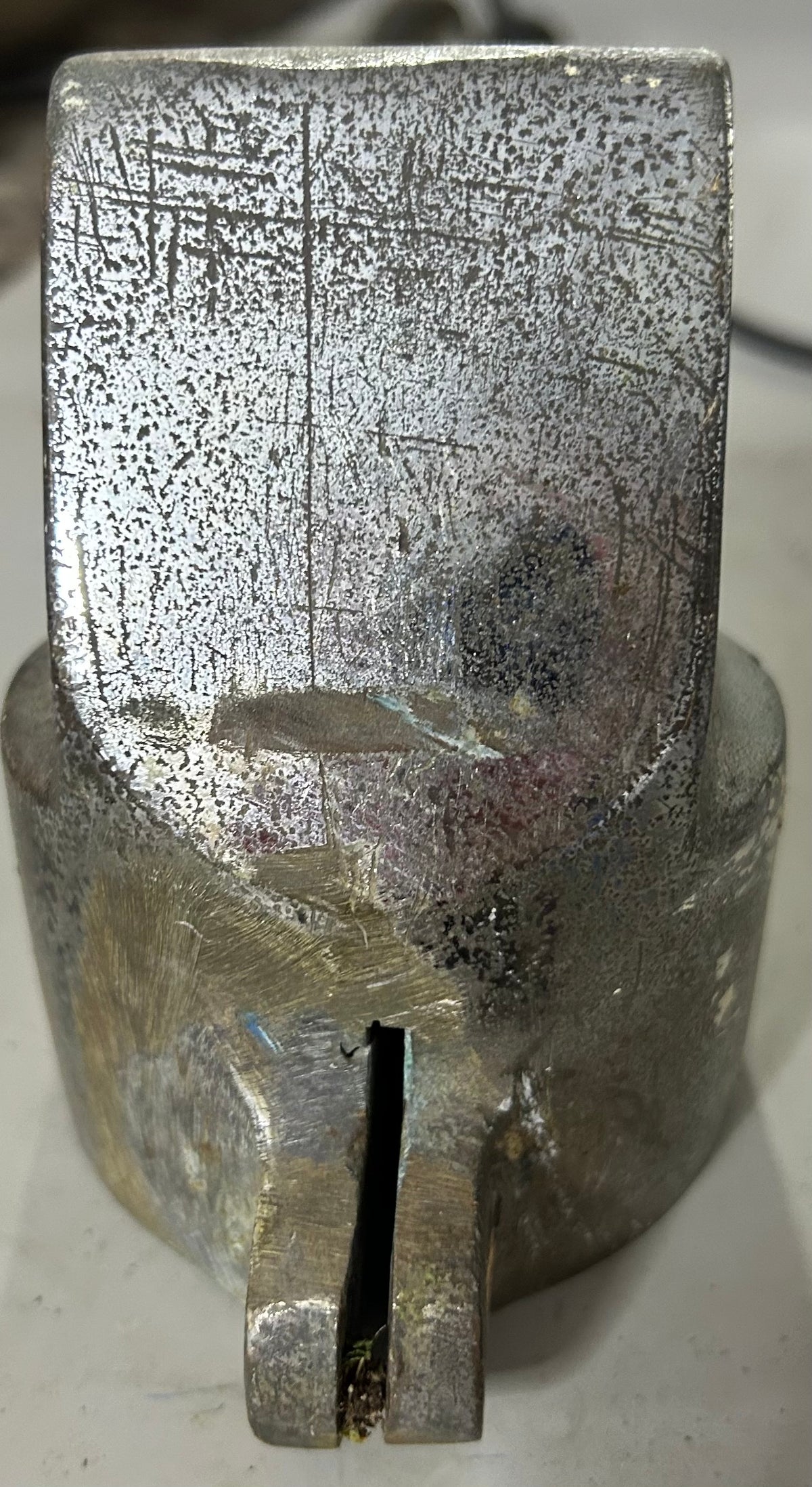 Chromed Bronze Rudder Cap- 2 3/8" ID