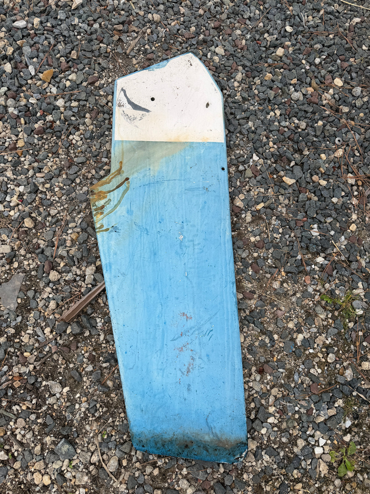 Lower Half of Rhodes 22 Rudder