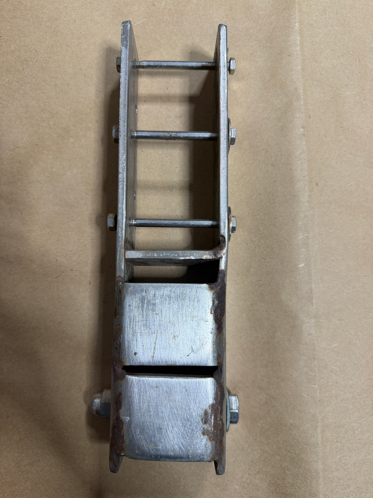 Heavy Duty Stainless Tiller Hardware - 2 7/16" Width x 2" Deep -- #25