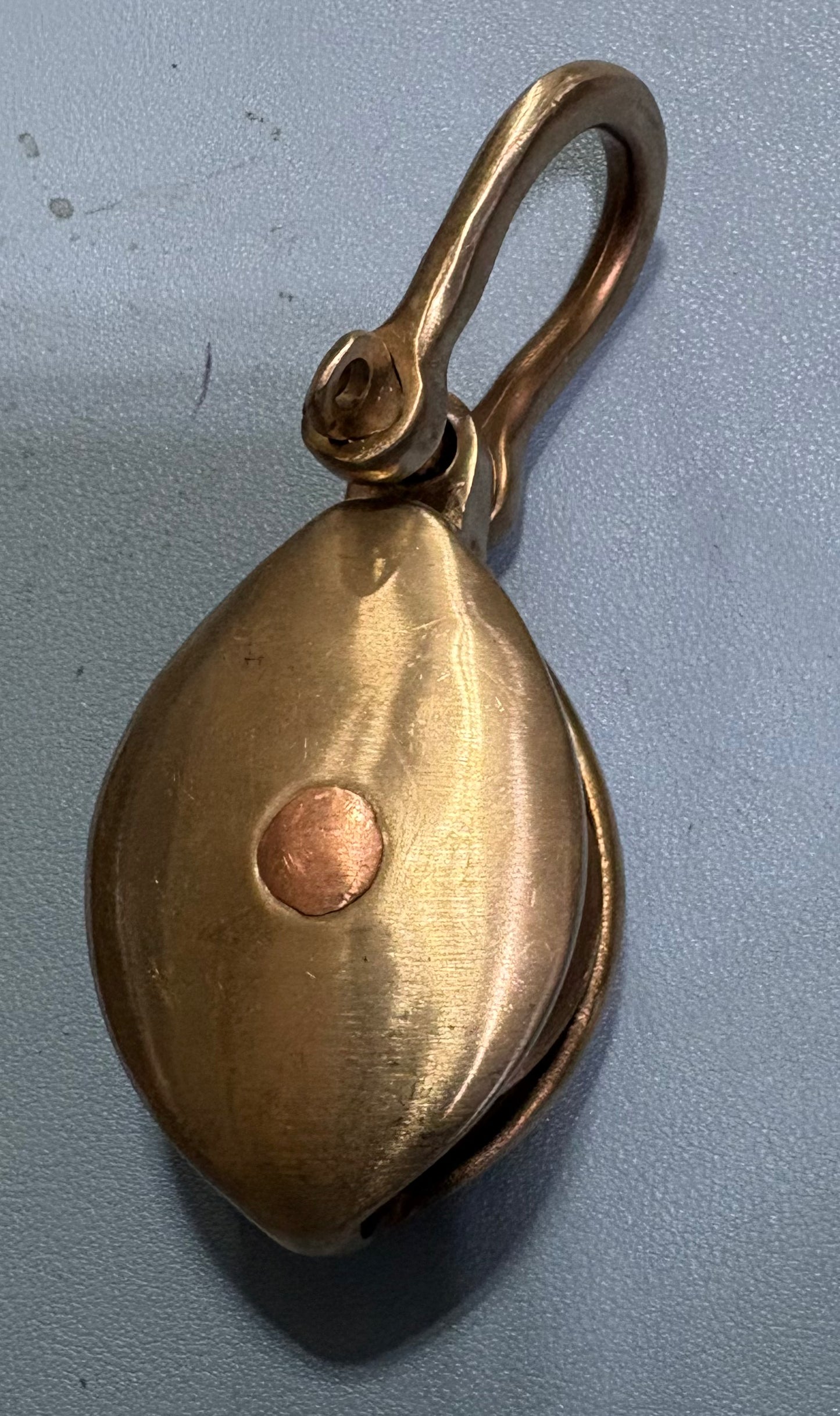Bronze Single 1/2" Block with Bow Shackle - Herreshoff