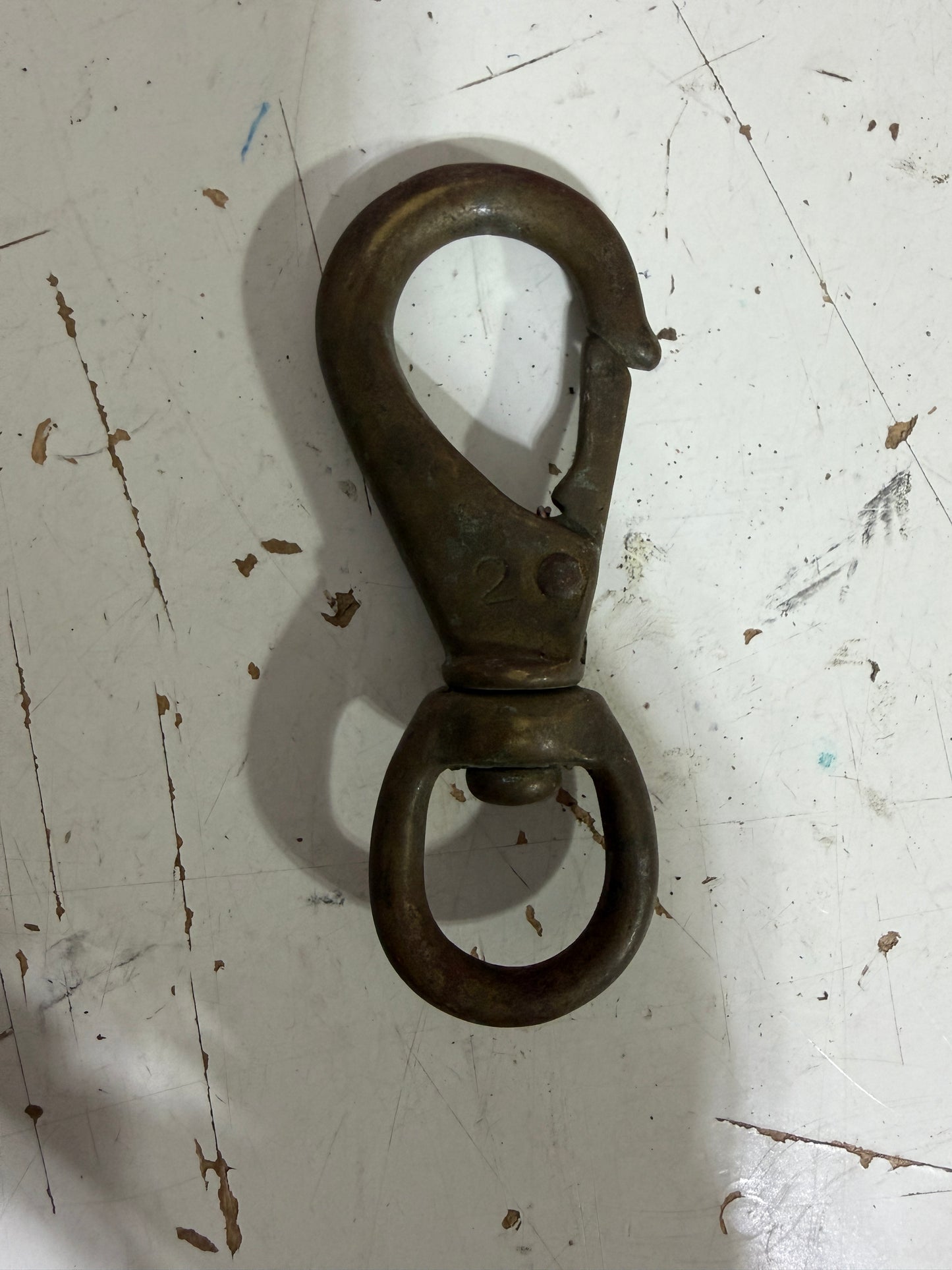 #2 Bronze Swivel Clip - 5/8" EYE