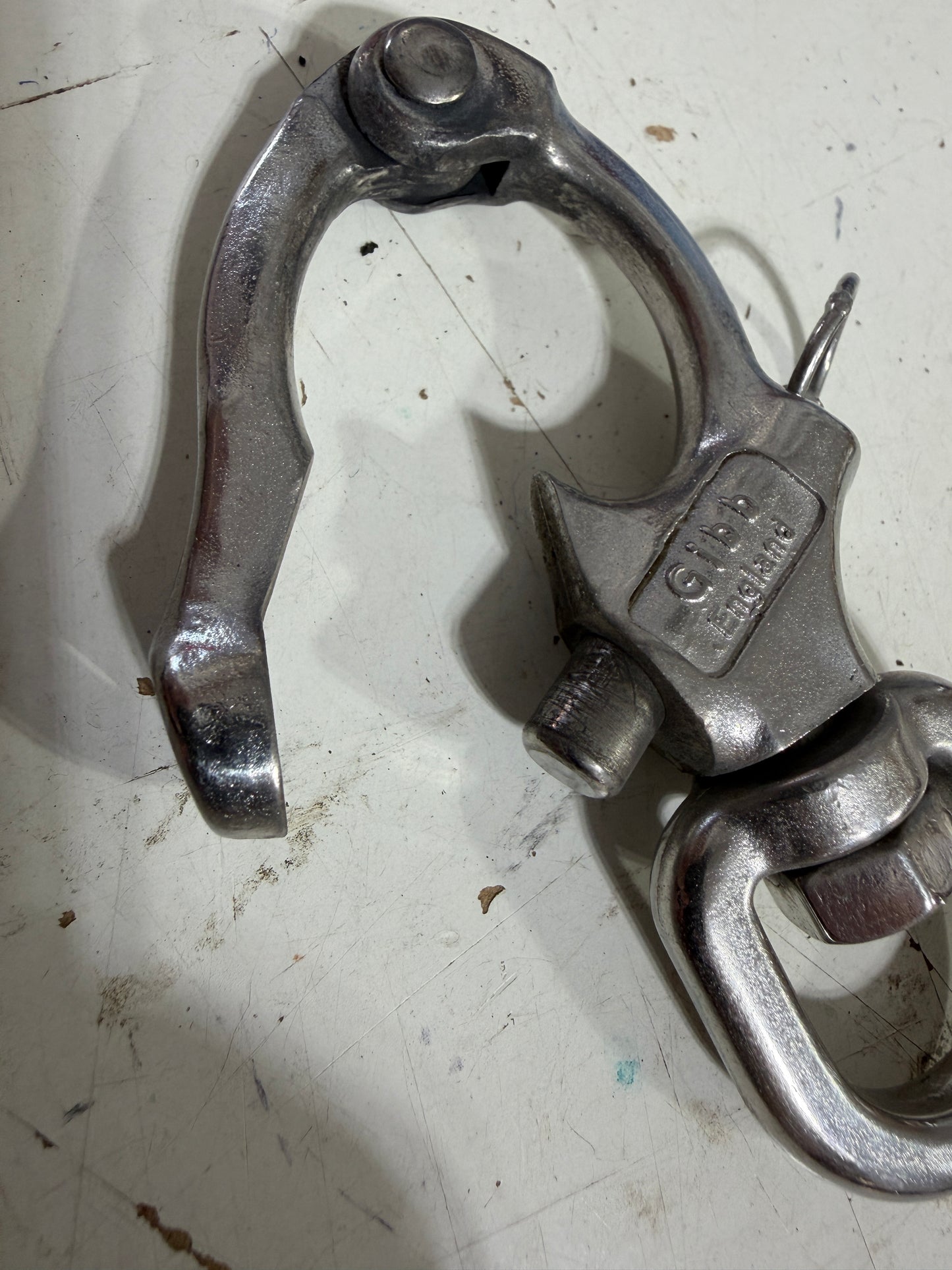 Stainless Steel Gibb Swivel Bail Shackle 11/16” Bail