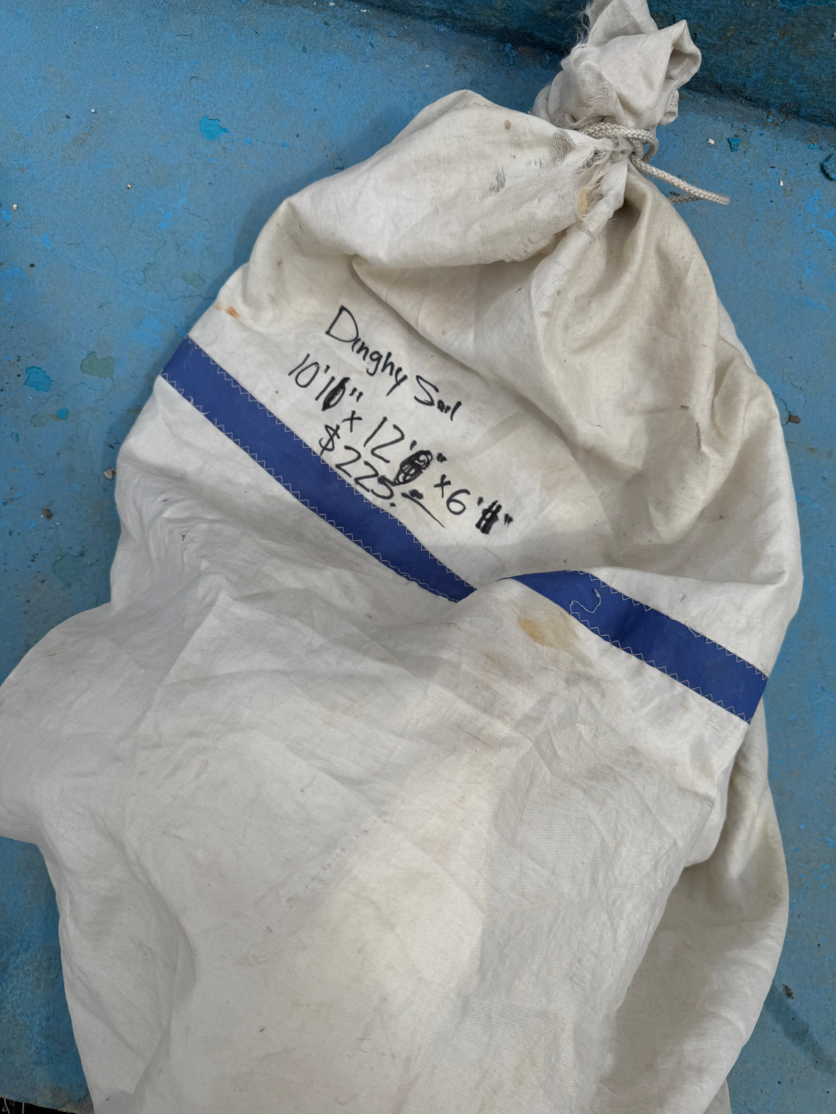 Dinghy Sail - 10'11" (5/16" Diameter Slide Side) x 12'8" x 6'11"