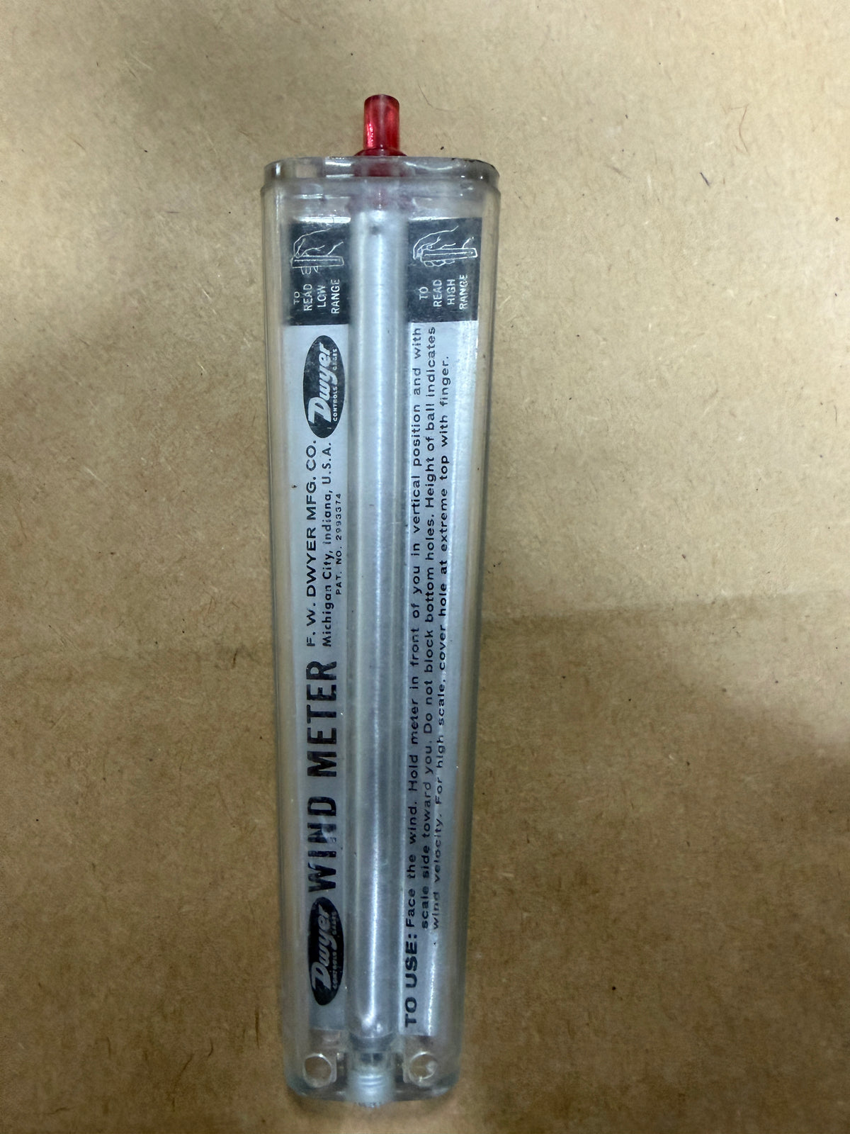 Dwyer Portable Wind Meter