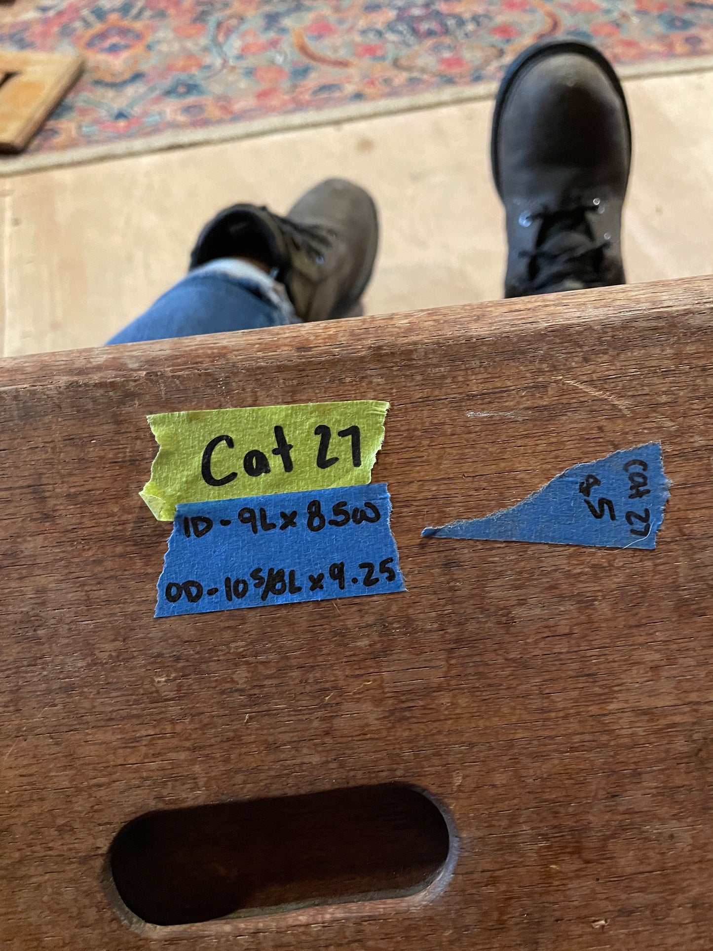 Catalina 27 Small Interior Door (Water Damage)- ID 9” L x 8 1/2” W #102