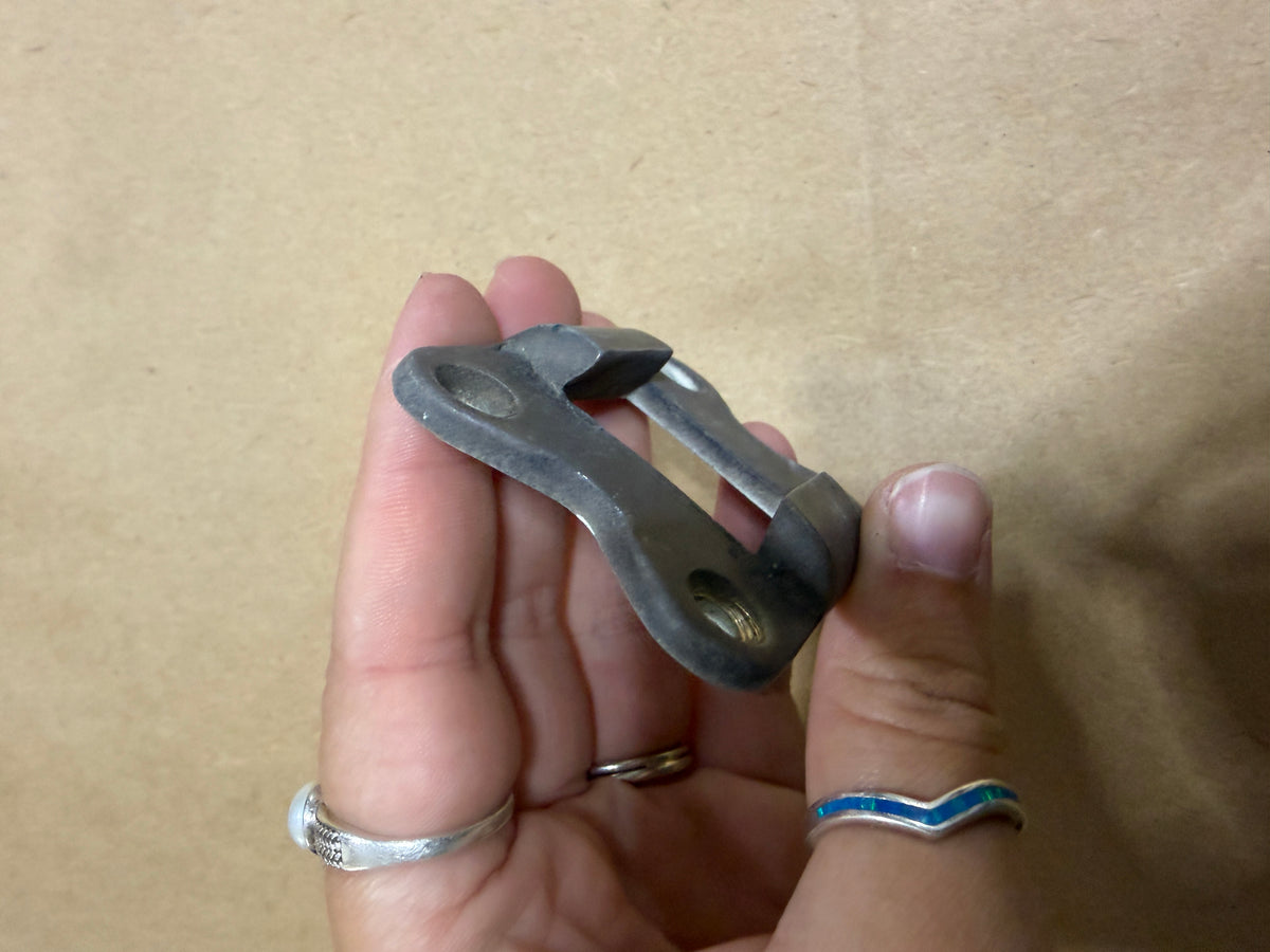 Vintage Bronze Bell Bracket - 1 1/8" - 1" Tapered