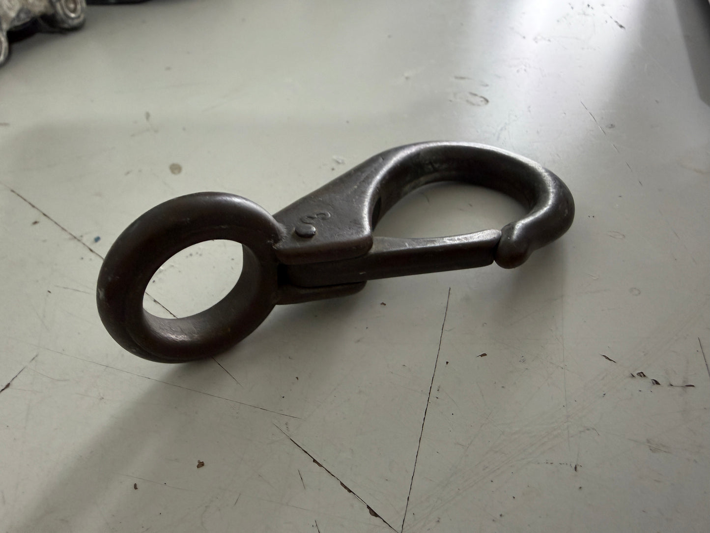 Bronze #3 Fixed Clip - 3/4" Eye
