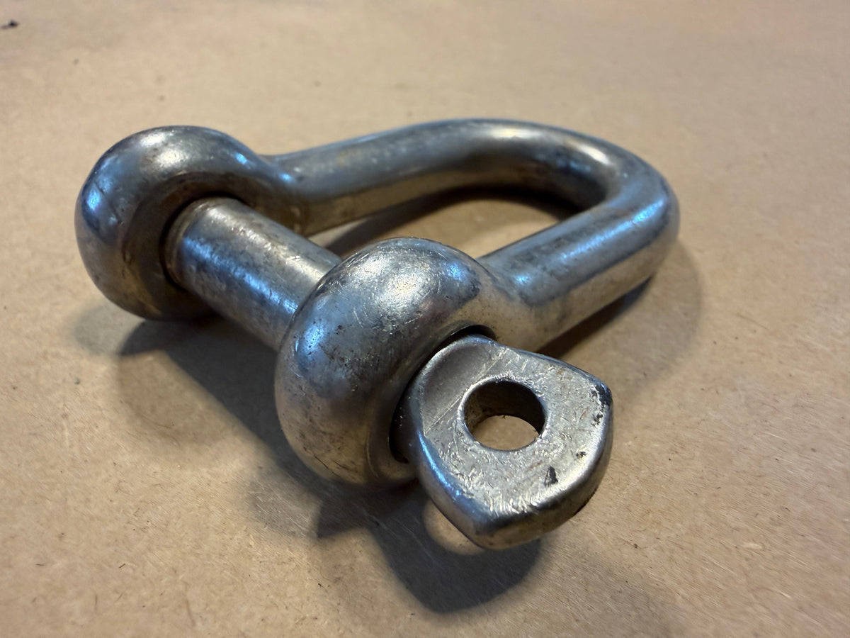 Large D SHackle - 1/2" Pin Diameter x 1" Width x 3 3/8" Length