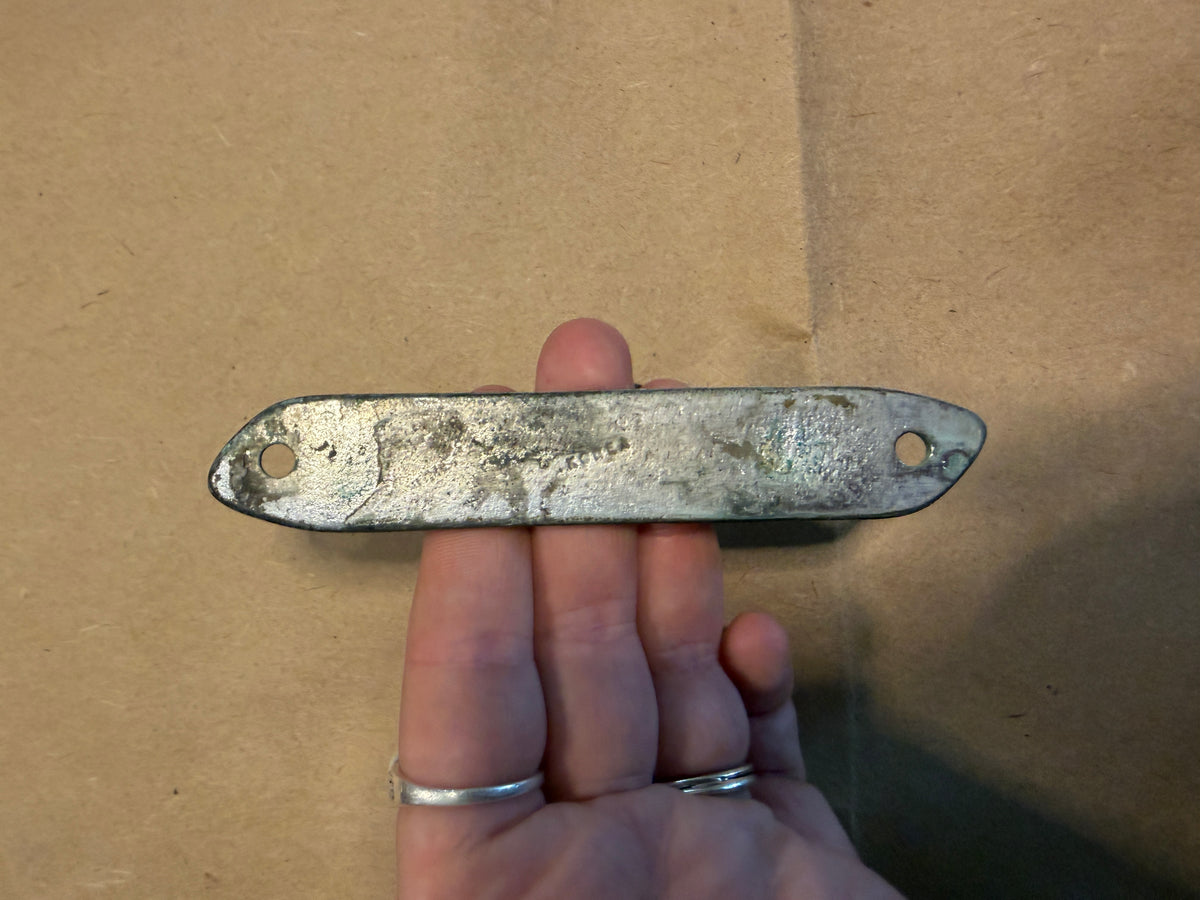 4 1/2" Chromed Bronze Starboard Chock Cleat