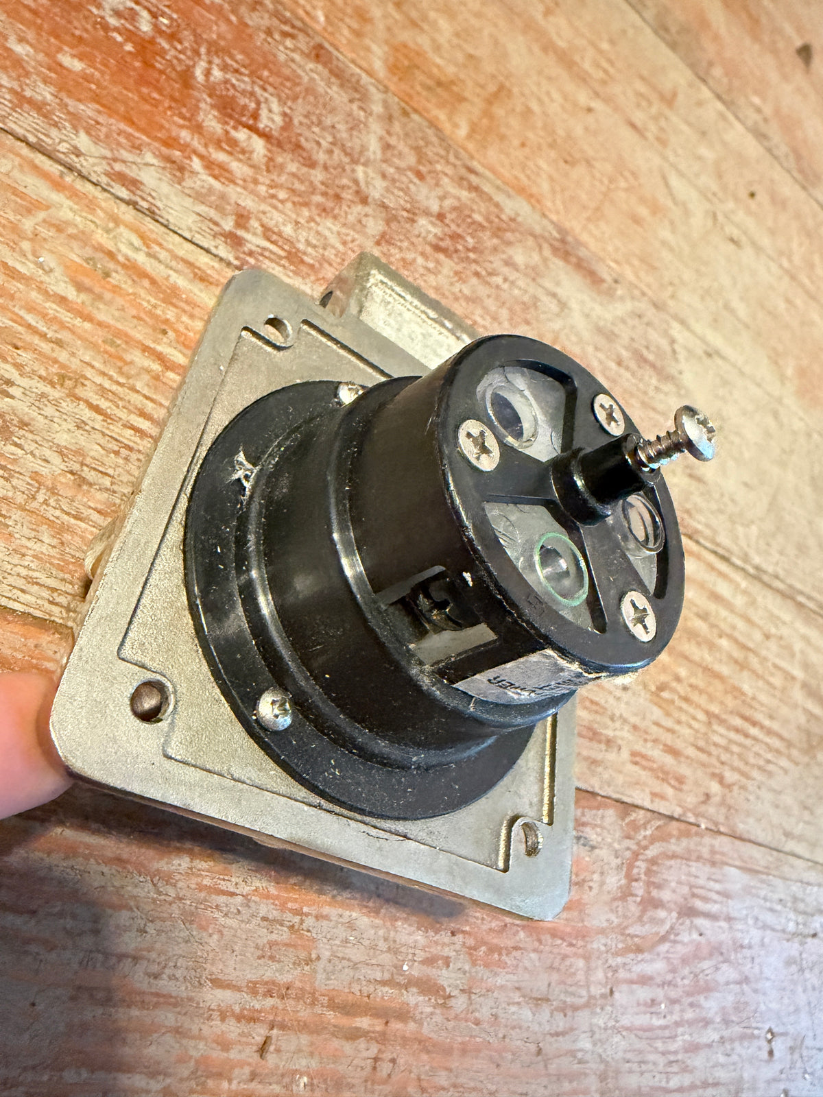 Marinco Stainless Steel 30A 125V Grounding Plug