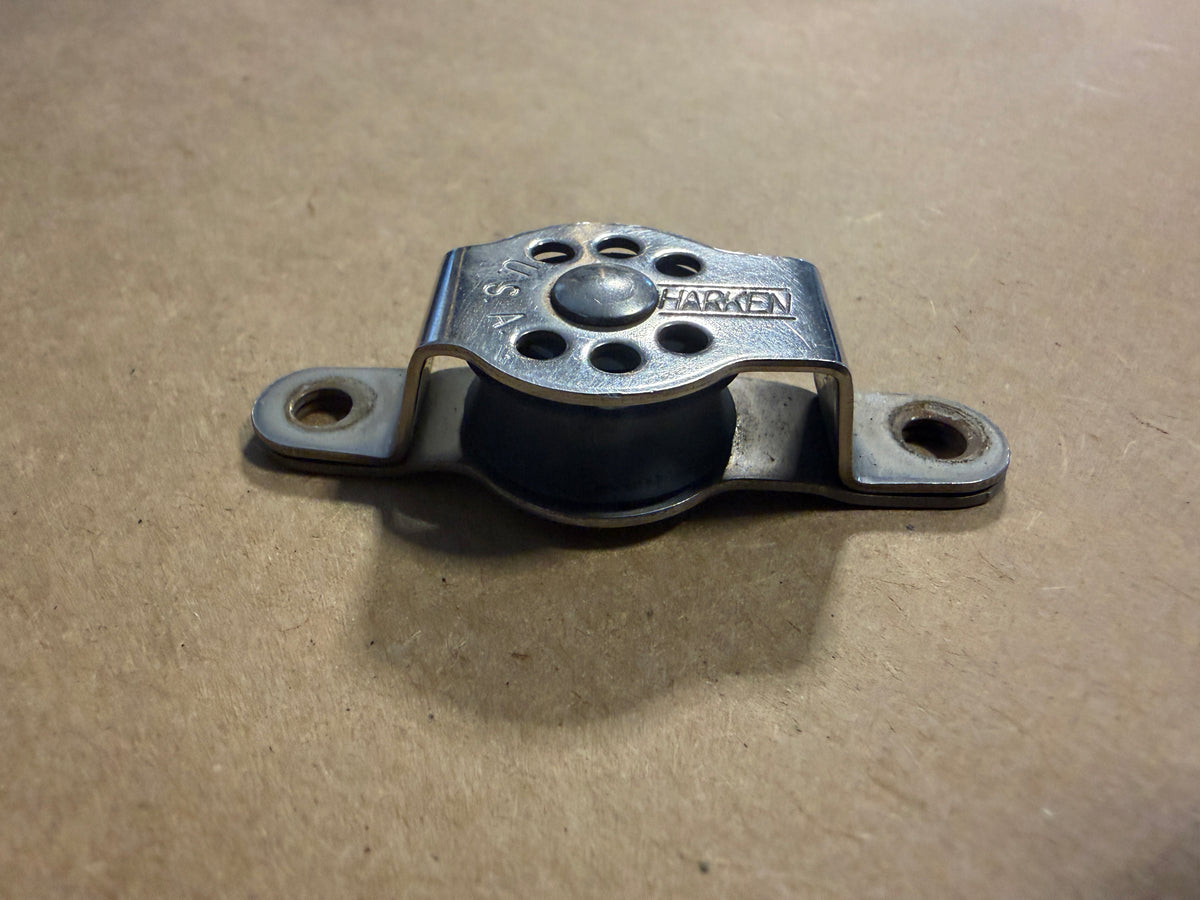 Micro Harken Cheek Block - 7/8" Sheave - 1/4" Line