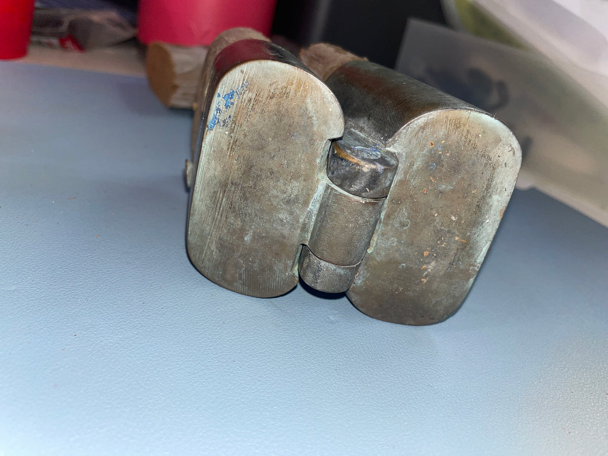 Vintage Bronze Gate Hinge Set - NON LOCKING