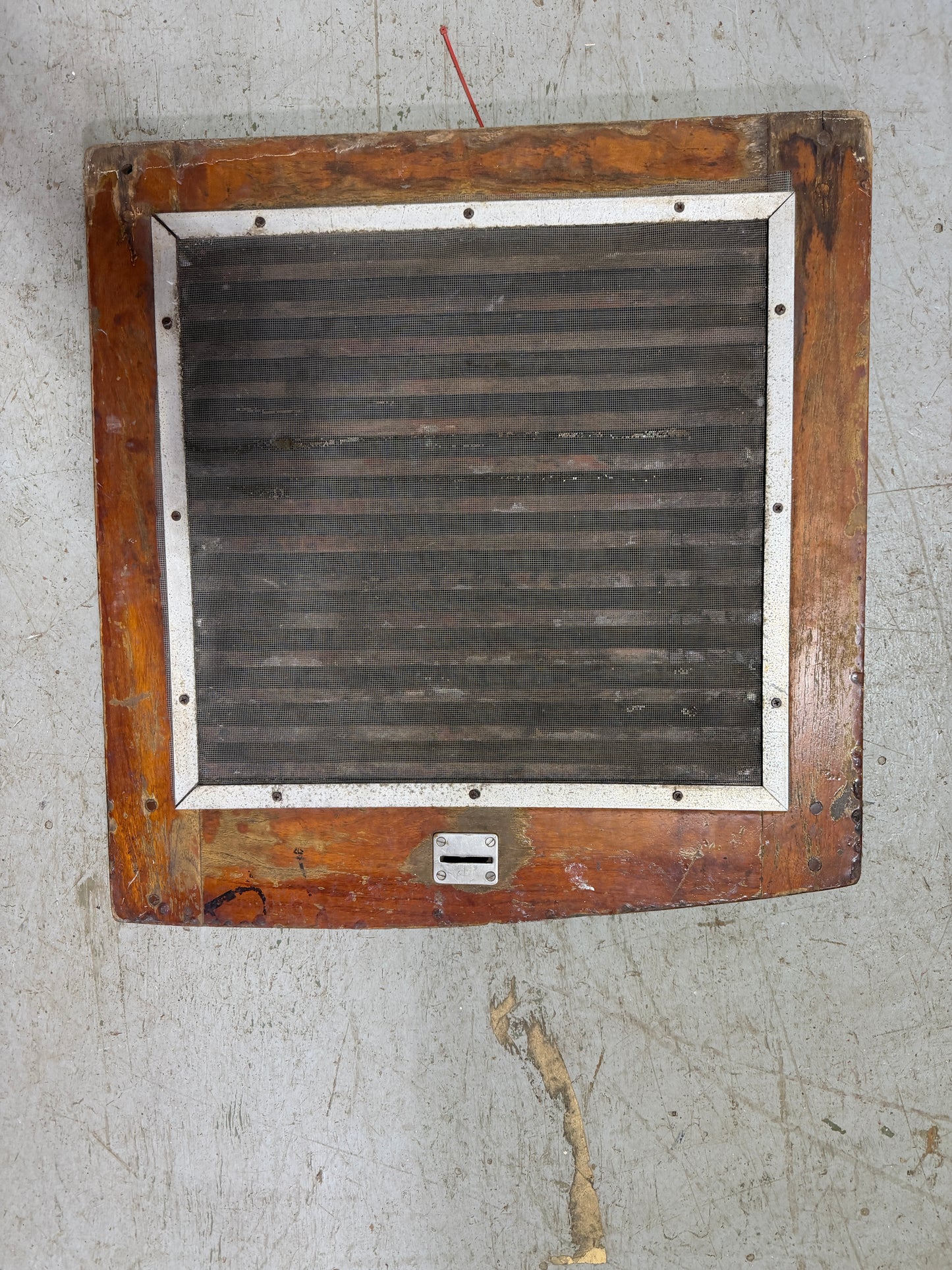 Single Louvered Teak Companionway Board OFF Pearson Coaster 30 - #62