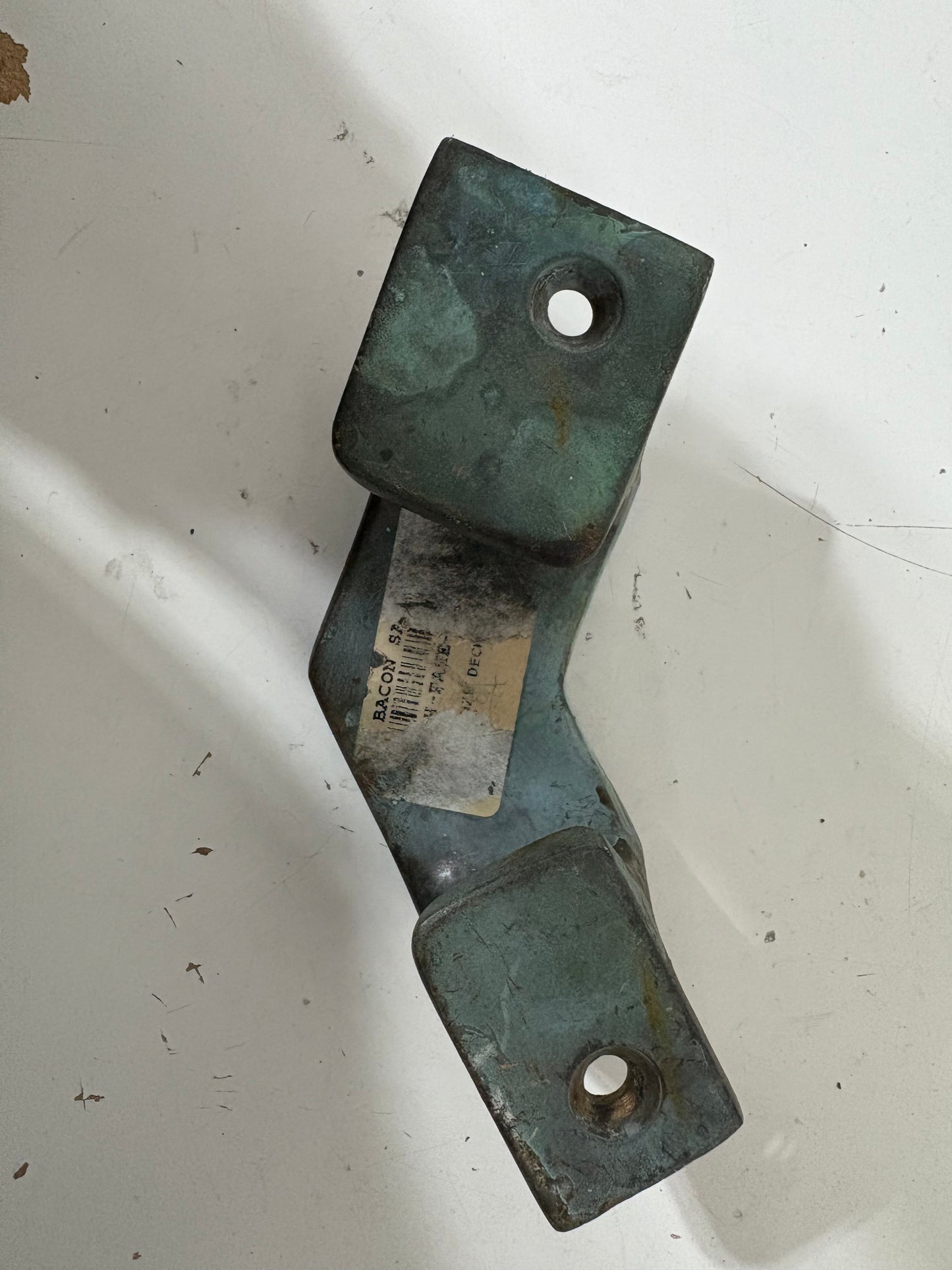 Bronze Angled Toe Rail Cleat