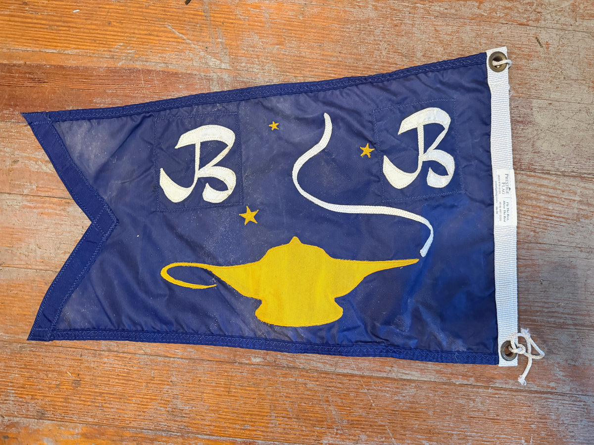 Blue Swallowtail Burgee - Aladdin Lamp - Double B