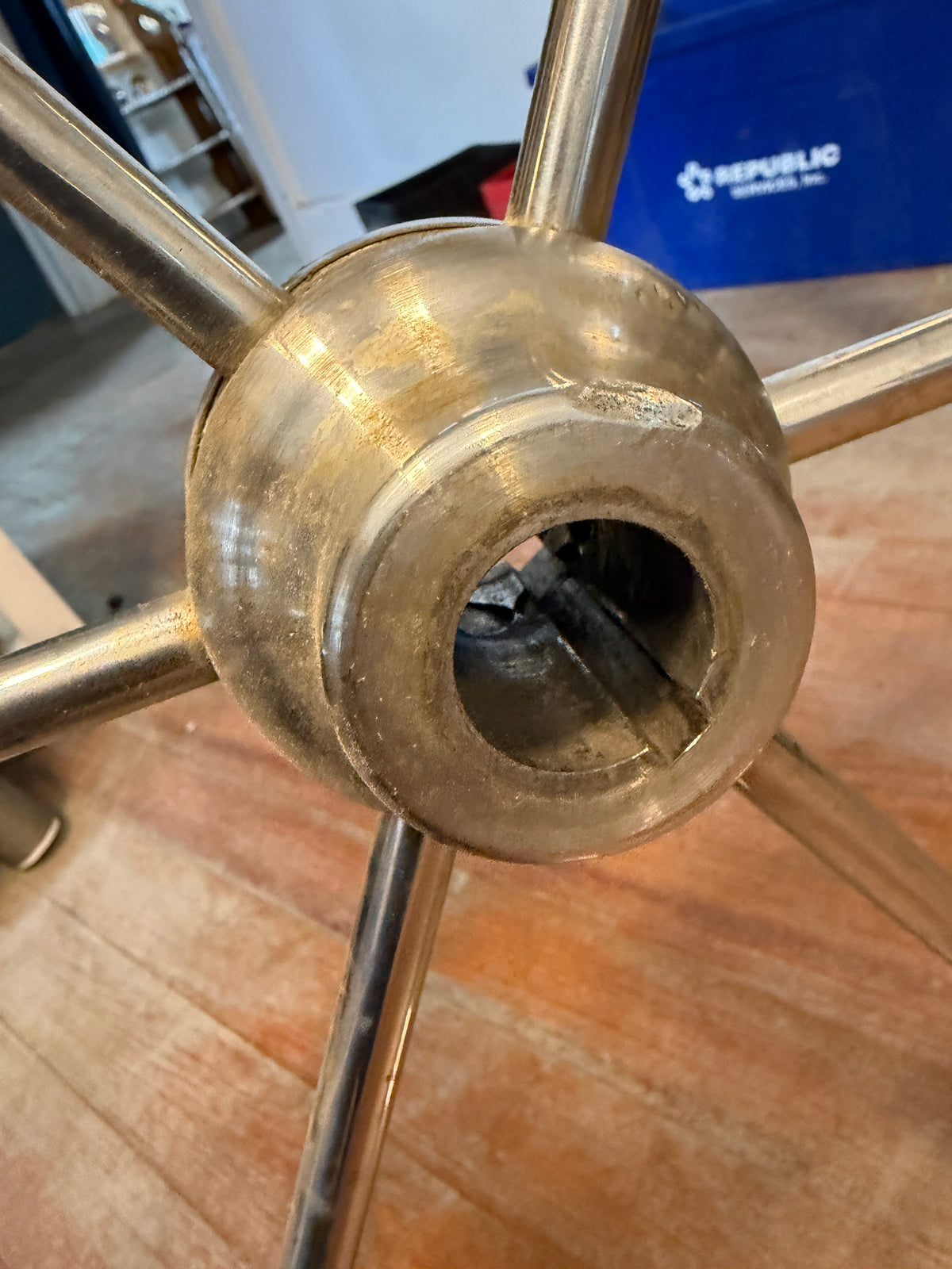 36" Edson Wheel - 1" Straight Keyed Shaft