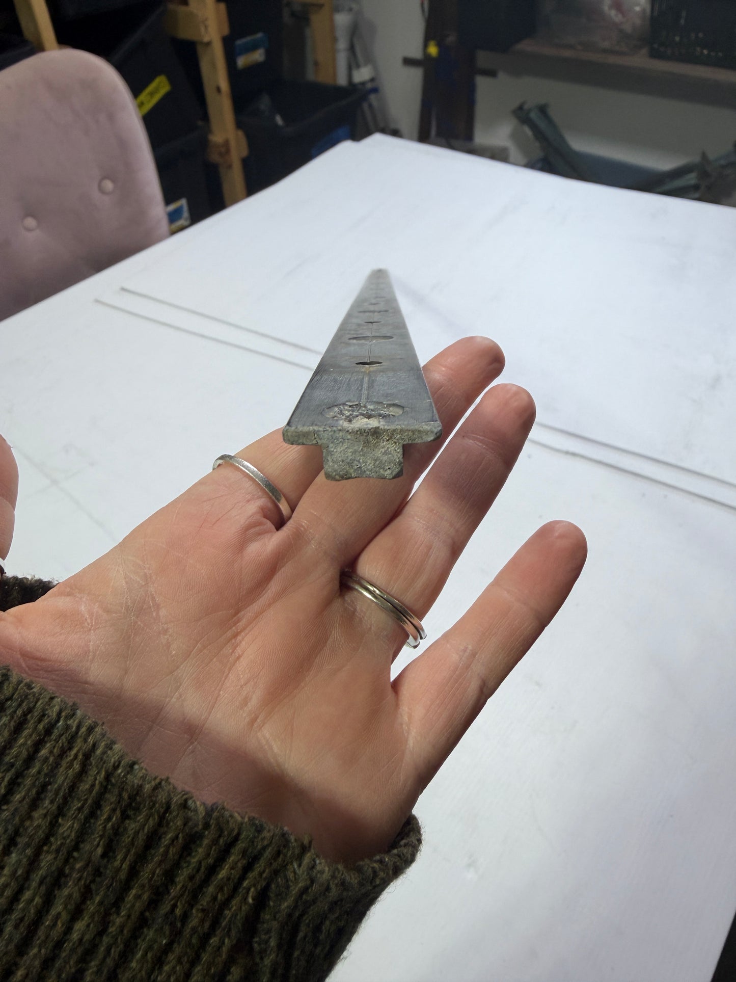 45" Long x 1" Aluminum T Track