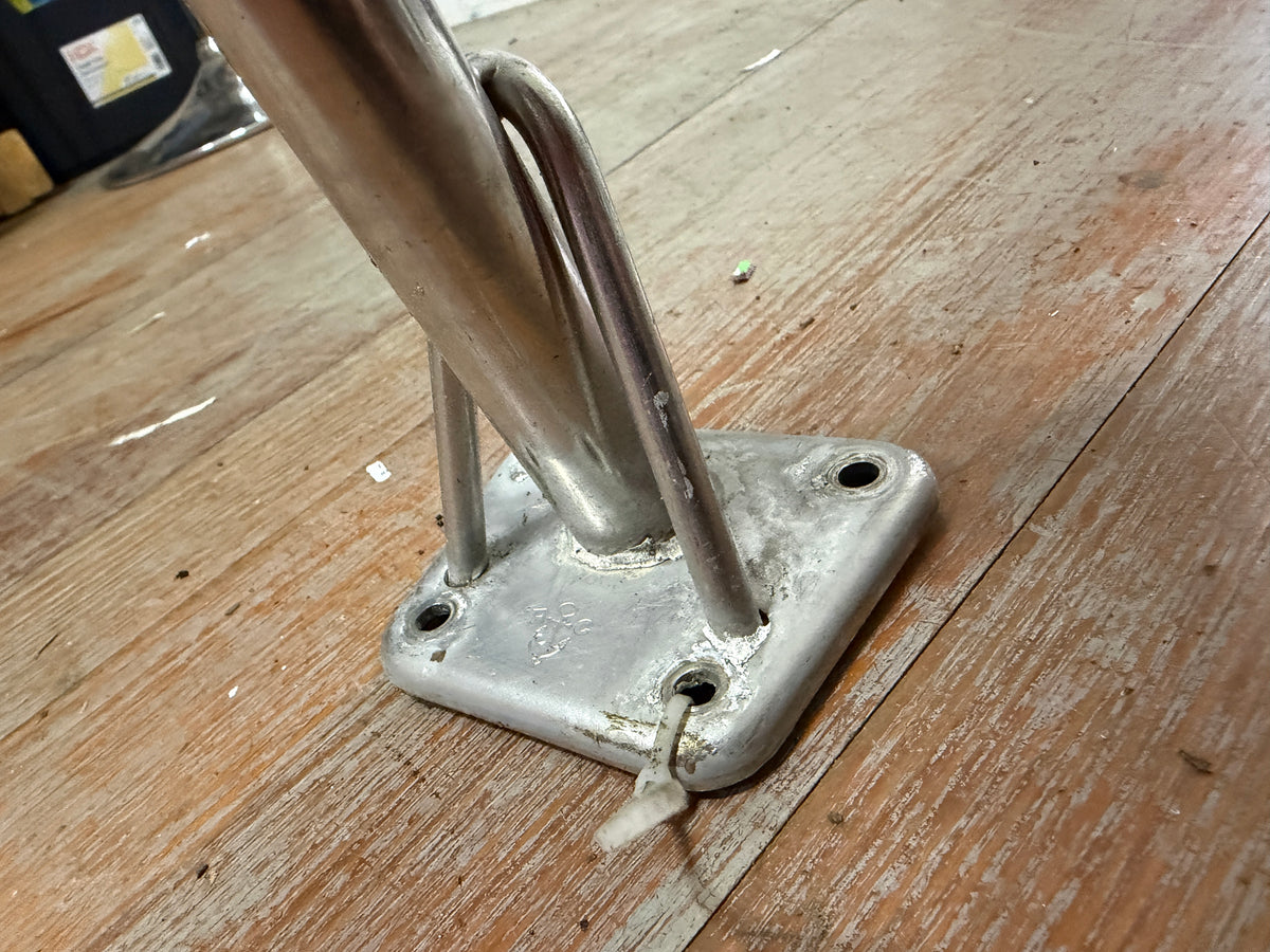 25" Height Single Lifeline Stanchion - Sits Angled Inward - Columbia 25