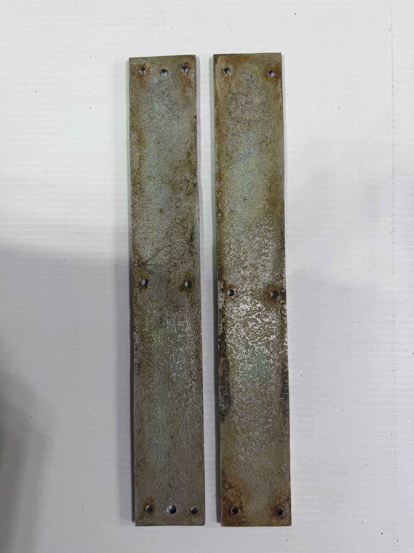 PAIR Chromed Bronze Step Hardware