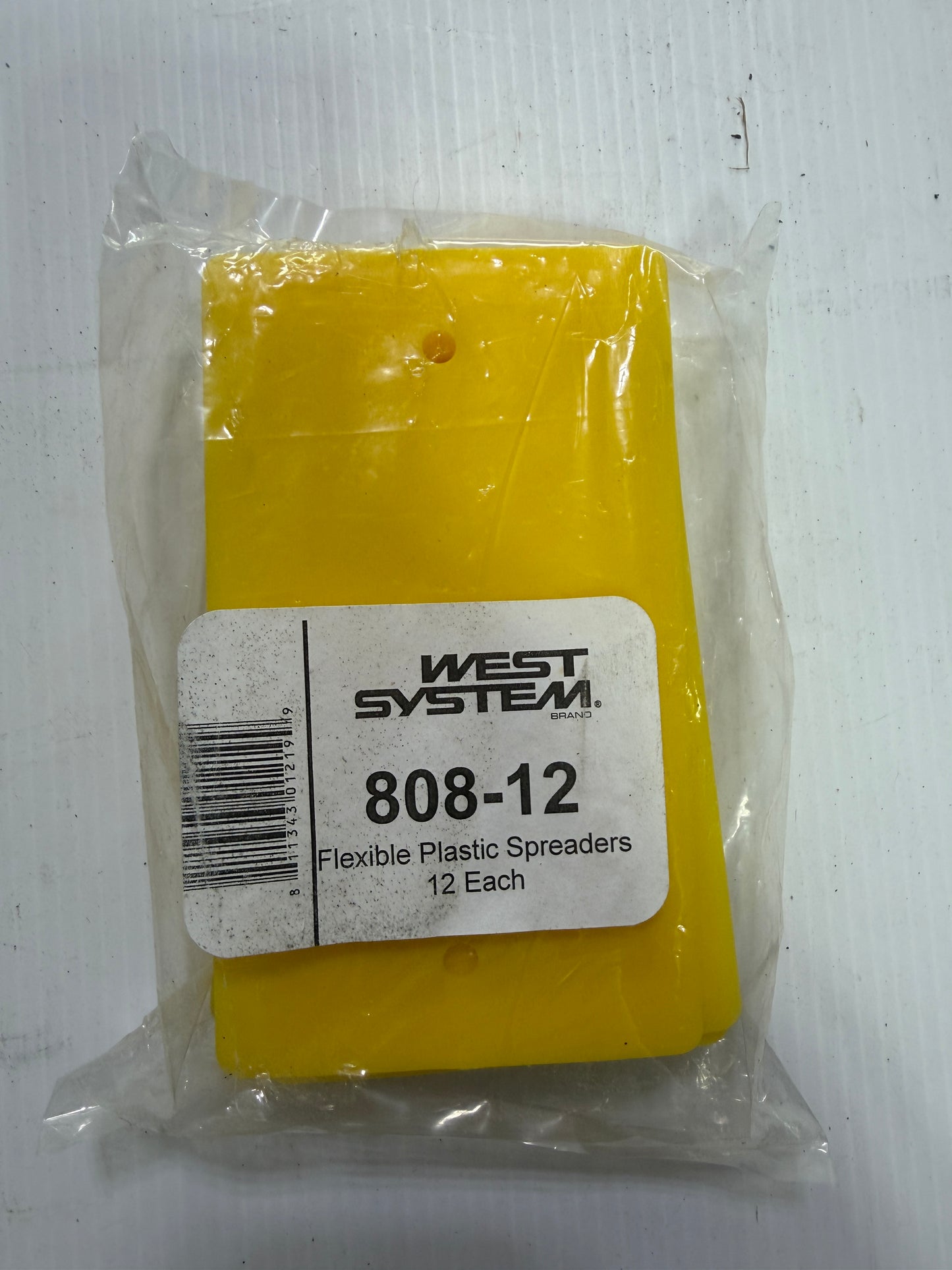 West System Flexible Plastic Spreaders - 12pack - NEW