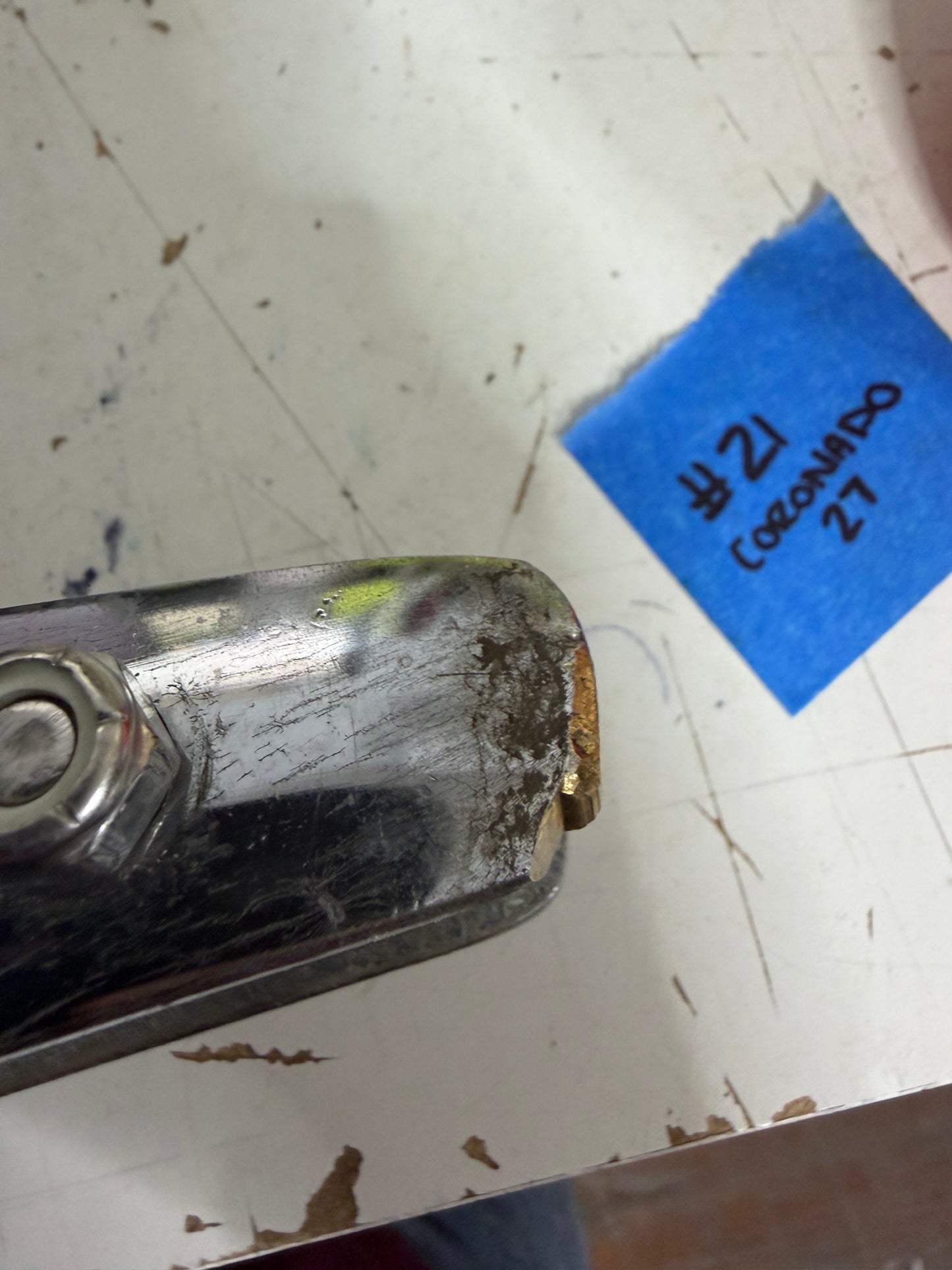 Coronado 27 Tiller Hardware and Rudder Cap -- #21