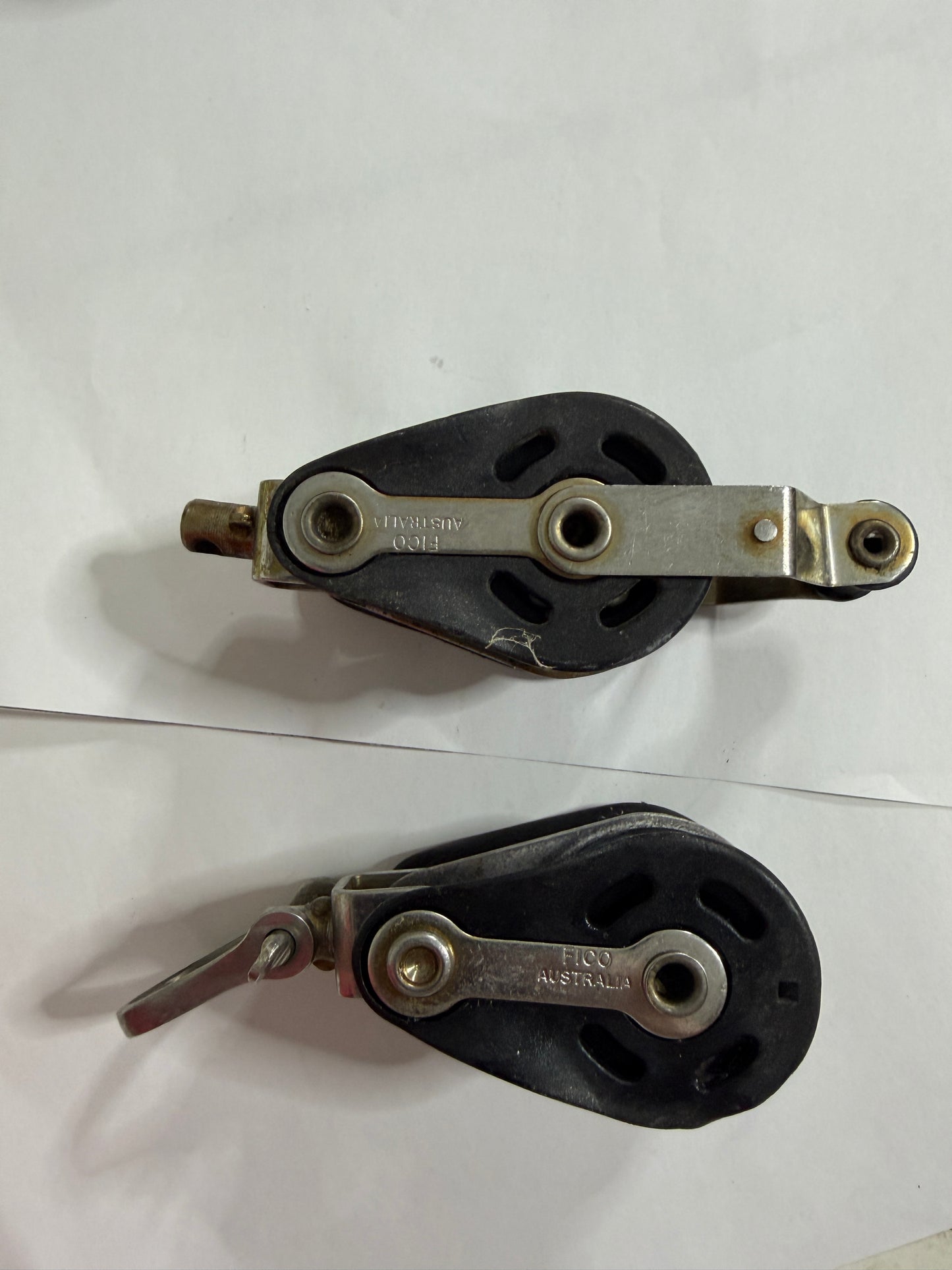 PAIR Fico Double Blocks - 1 1/2" Sheaves x 3/8" Line
