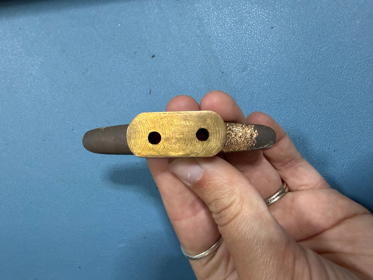 3" Bronze Cleat - 1 3/8" Base