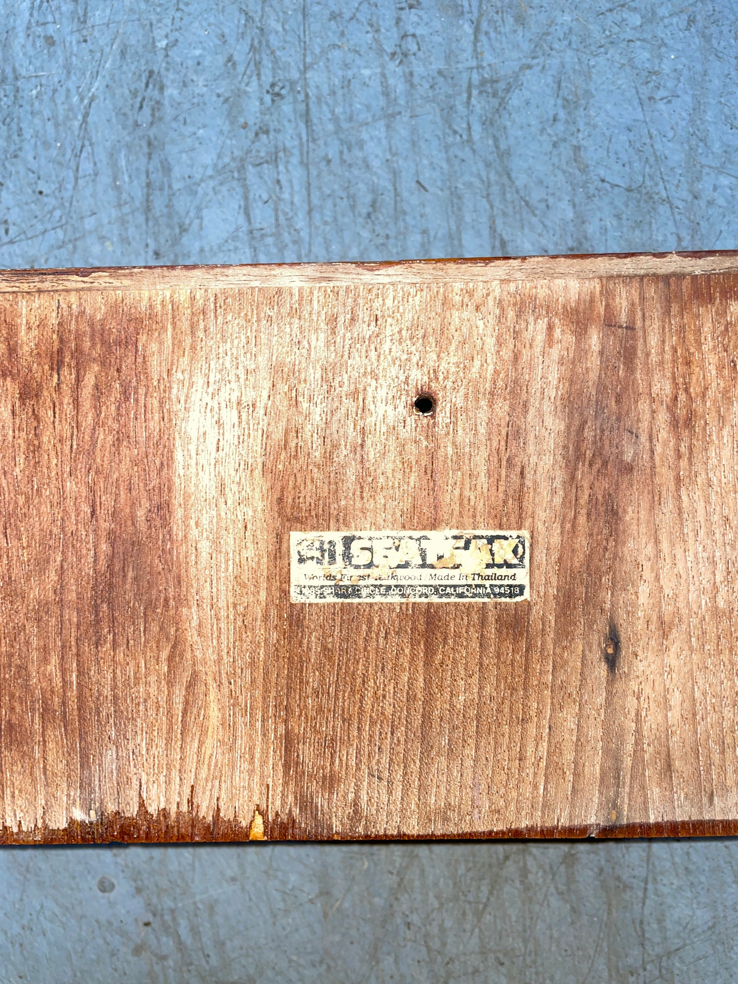 Seateak Wall Shelf - Organizer - Pencil Holder on Left Side
