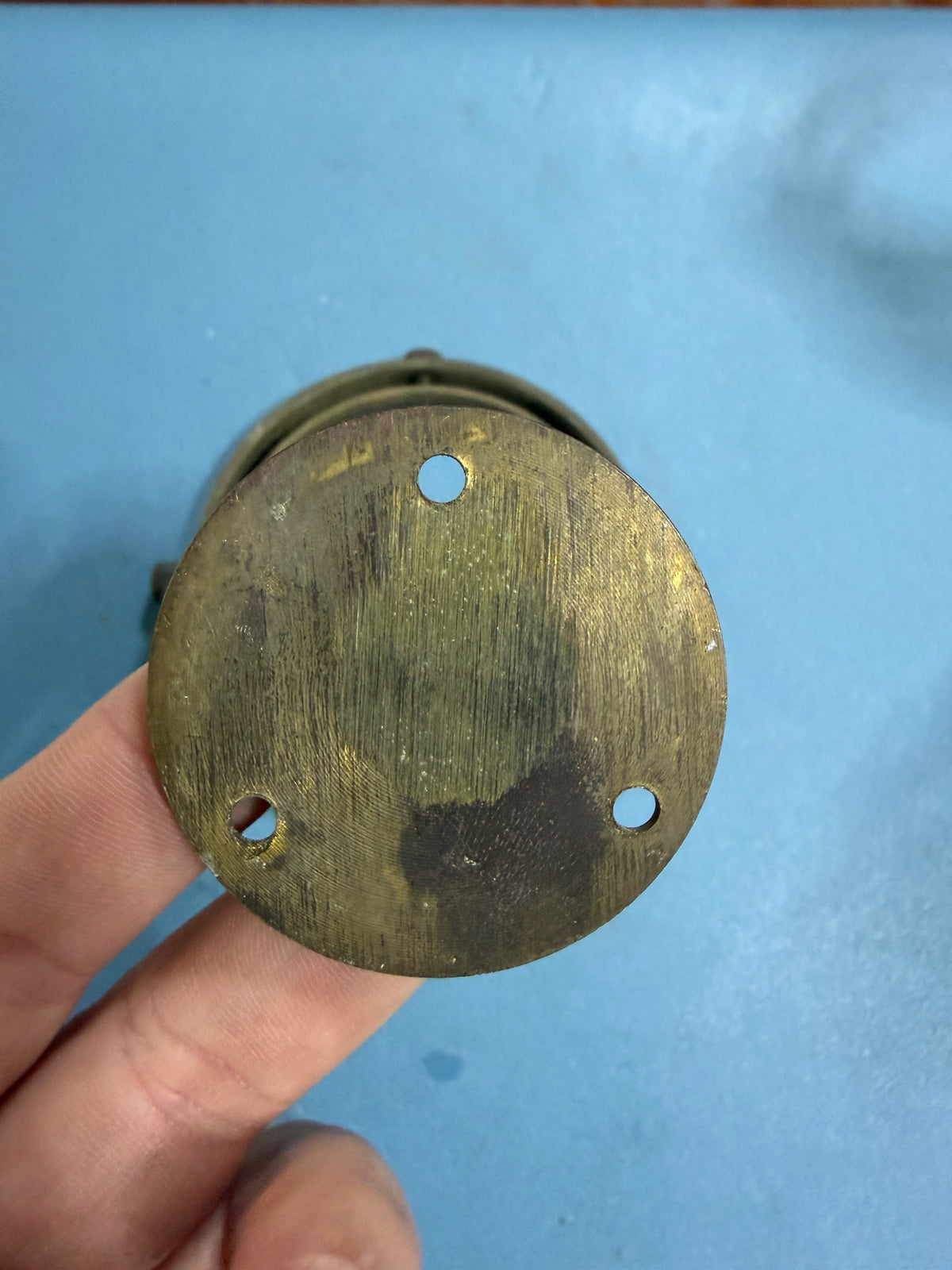 Brass Oil Lamp Gimbal - 2 7/8" Diameter x 6" Height