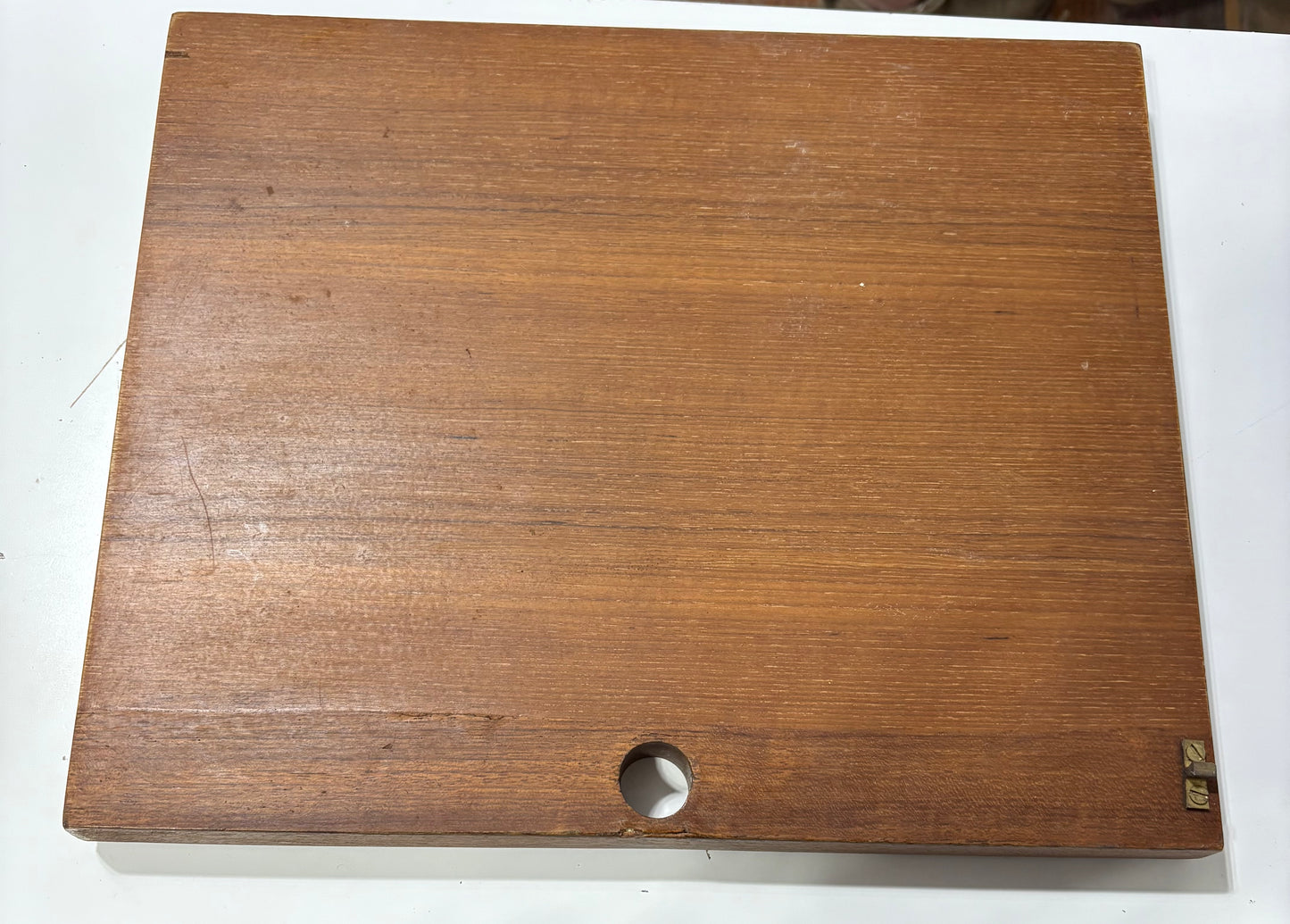 Teak Cabinet Door off of Rafiki 35 #264 14 3/8 x 12"