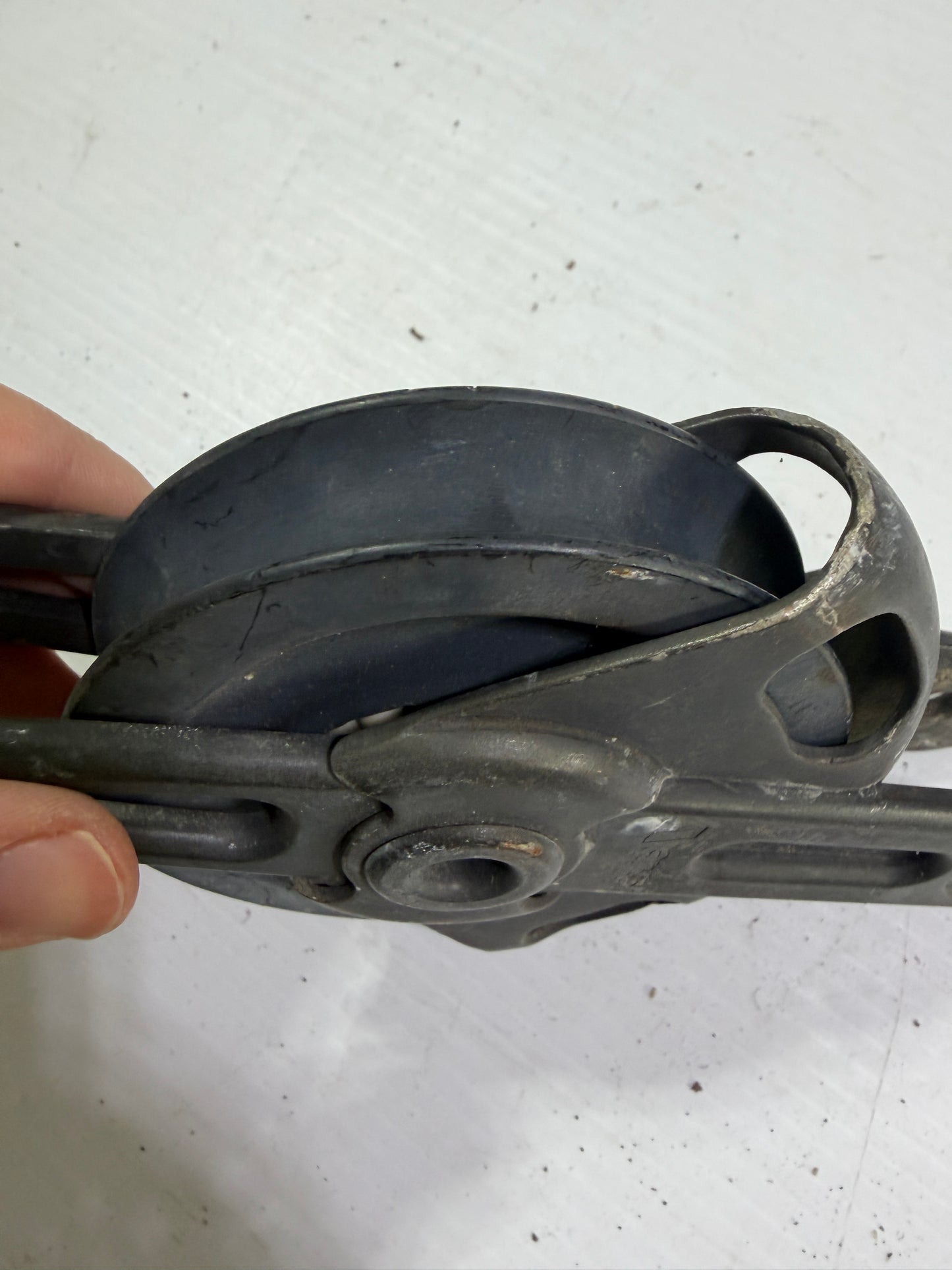 Large 3 1/2" Antal Single Block - 9/16" Line