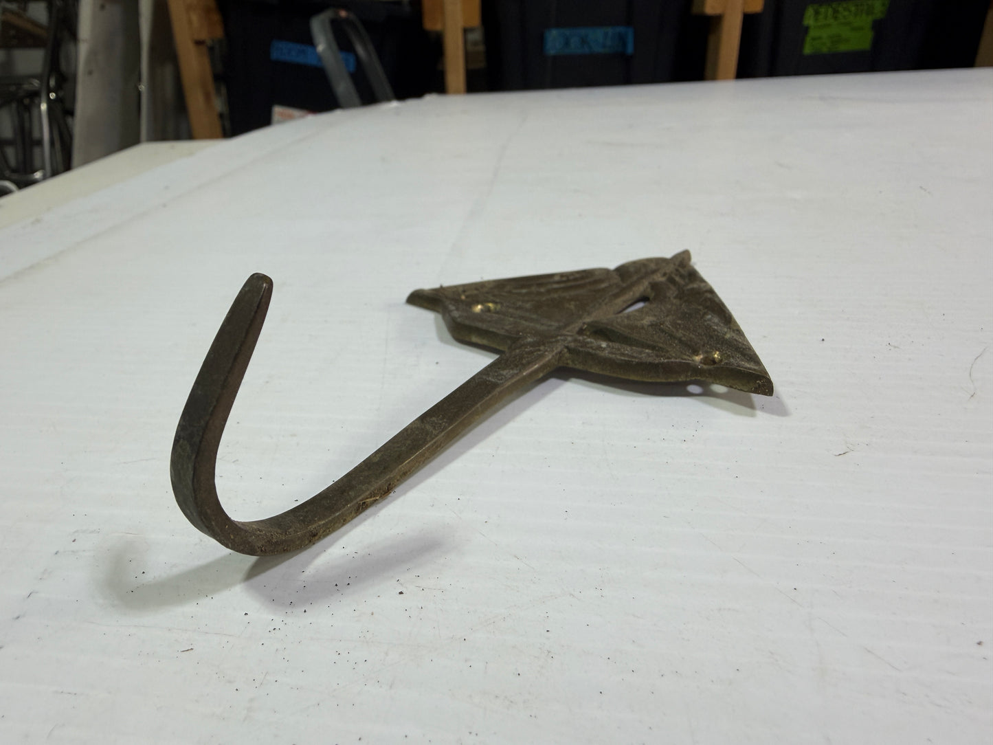Brass Sailboat Hook - 6 3/4" Long