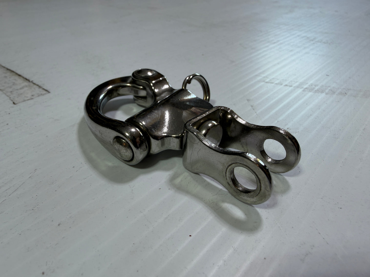 Stainless Steel Forked Bail Shackle - 9/16" - No Pin