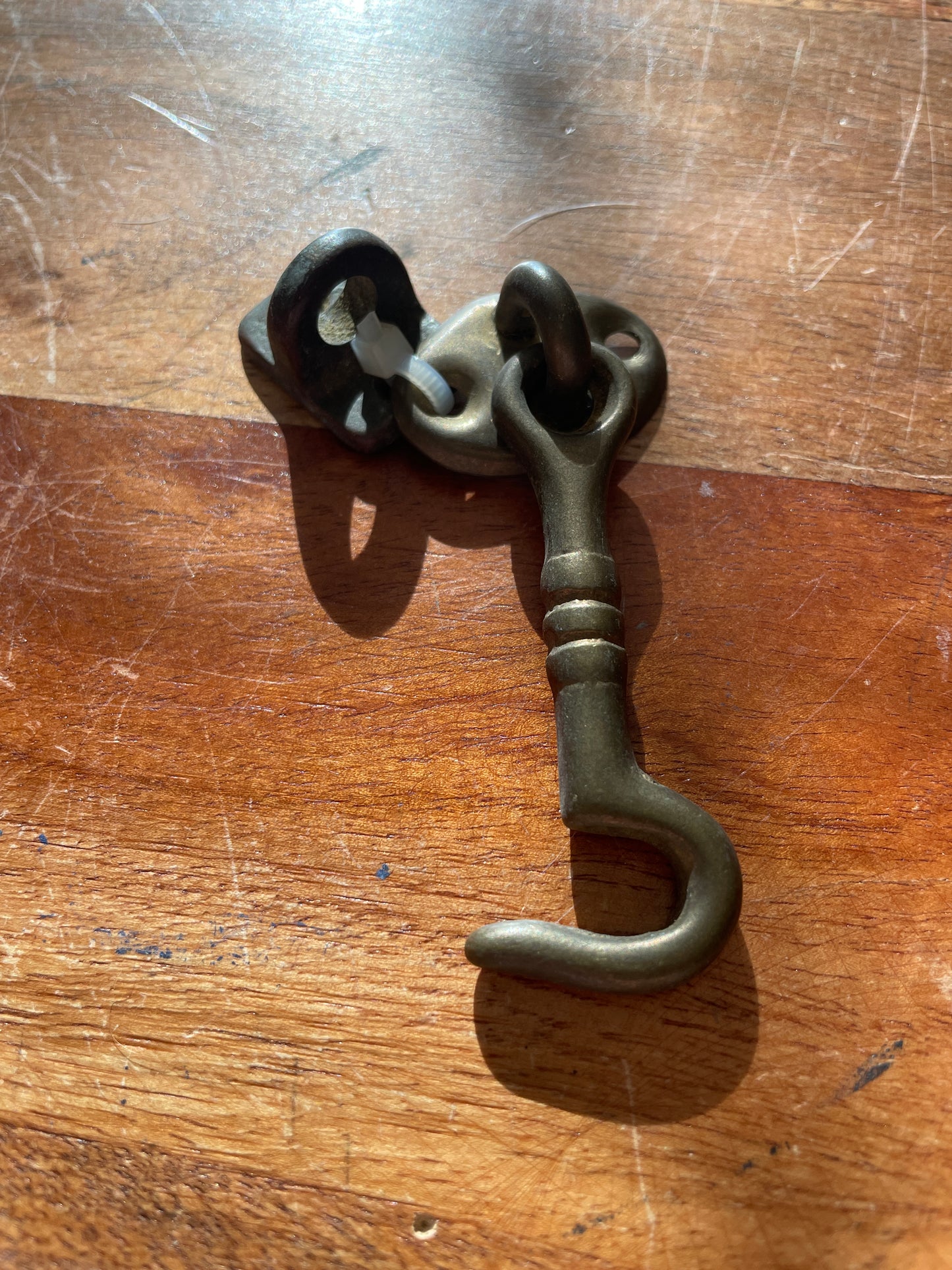 2 3/4” Long Brass Door Hook