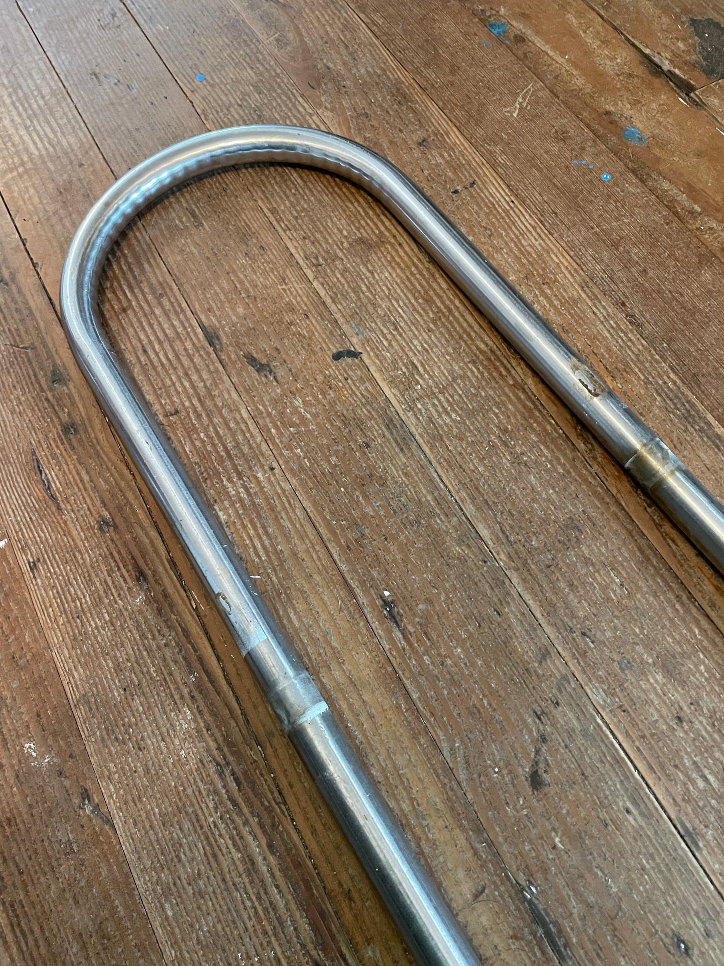 side view 45.25" Tall Pedestal guard