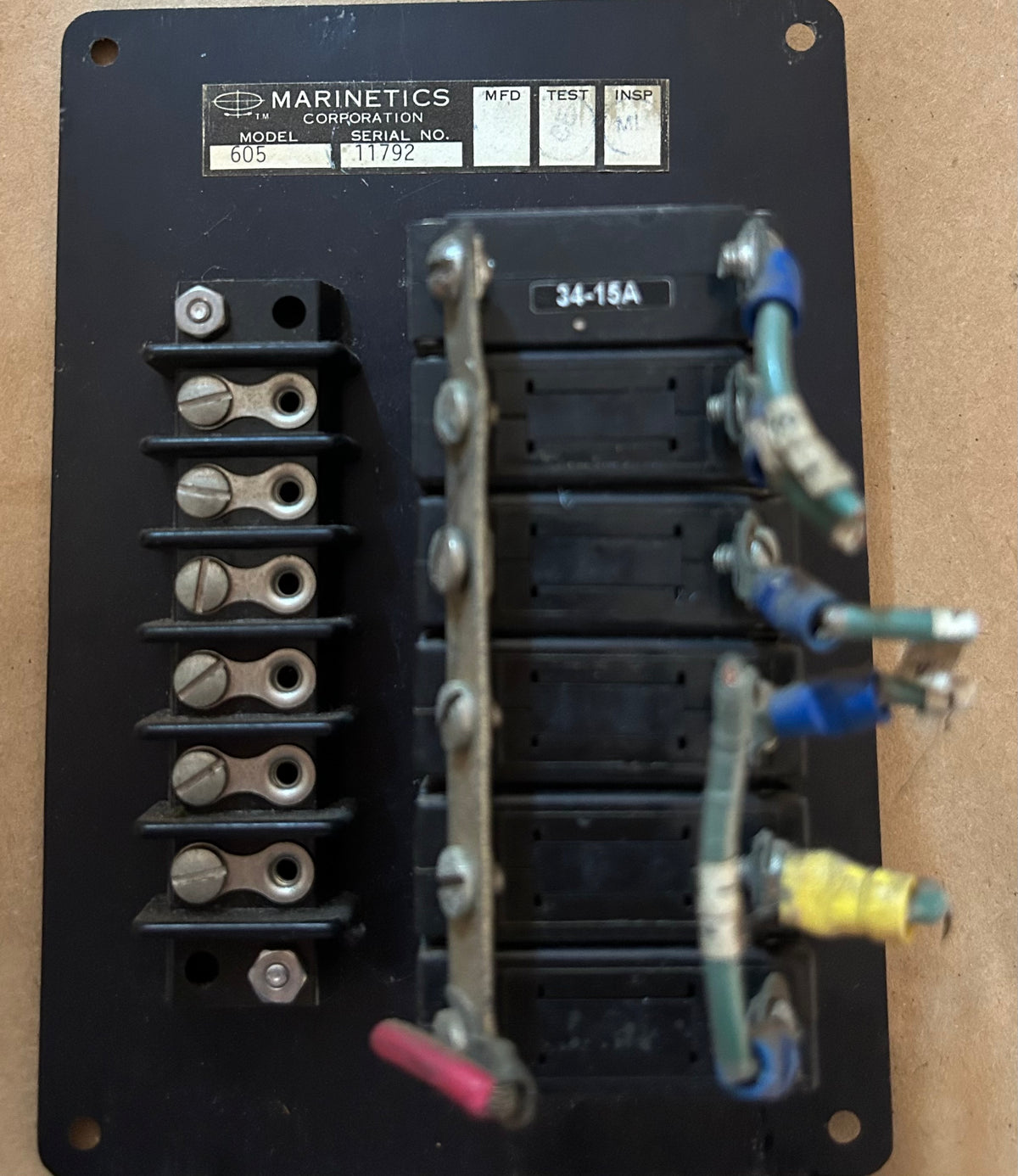 Marinetics Accessory Control Panel Model 605