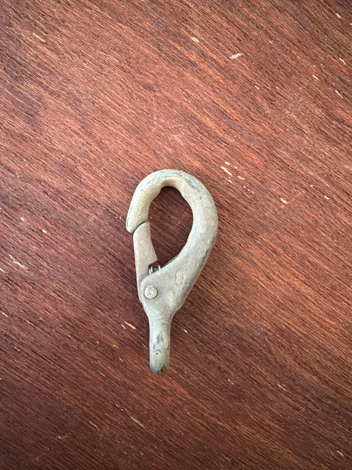 Small Bronze #0 Fixed Clip - 3/8” Eye