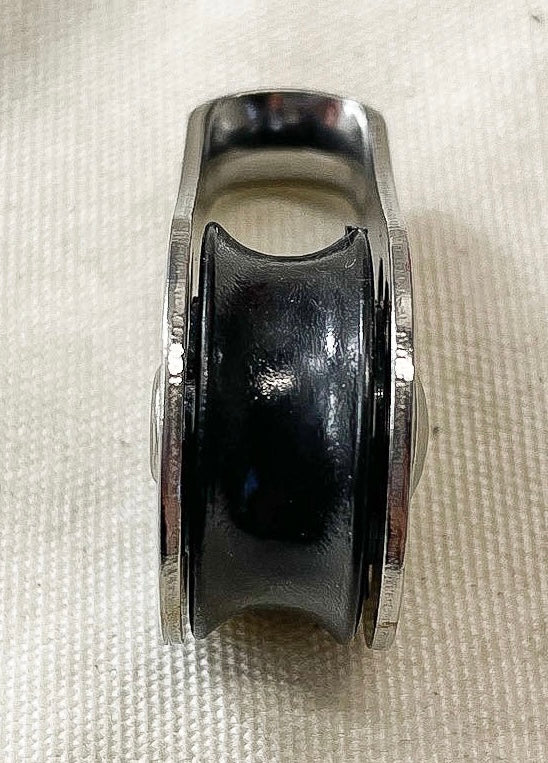 Micro Harken Fixed Single Block -7/8” Sheave (1/4” Line)