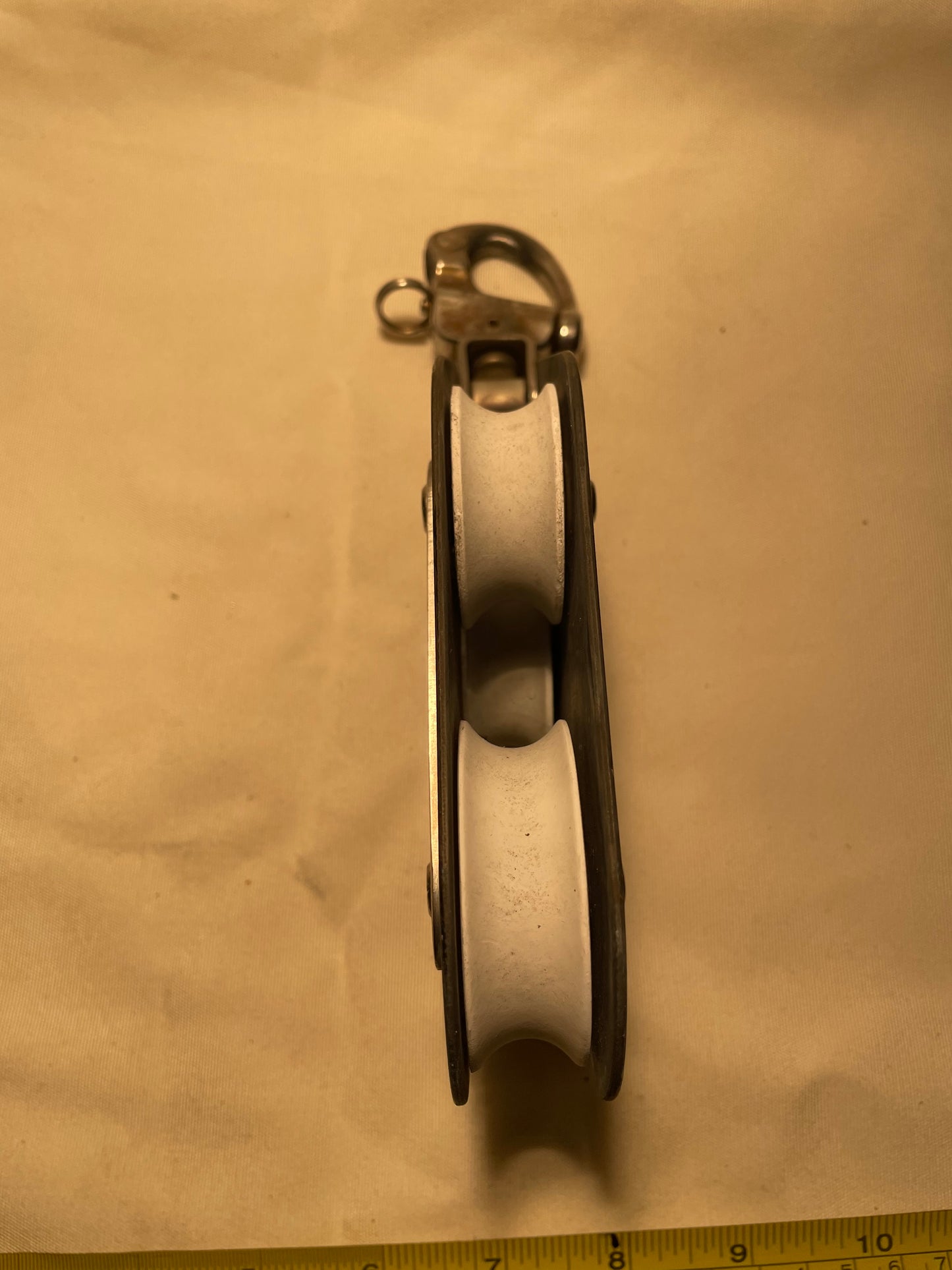 Garhauer Swivel Fiddle Block With AMCO Shackle -4” Widest 2 3/4” Smallest Sheave