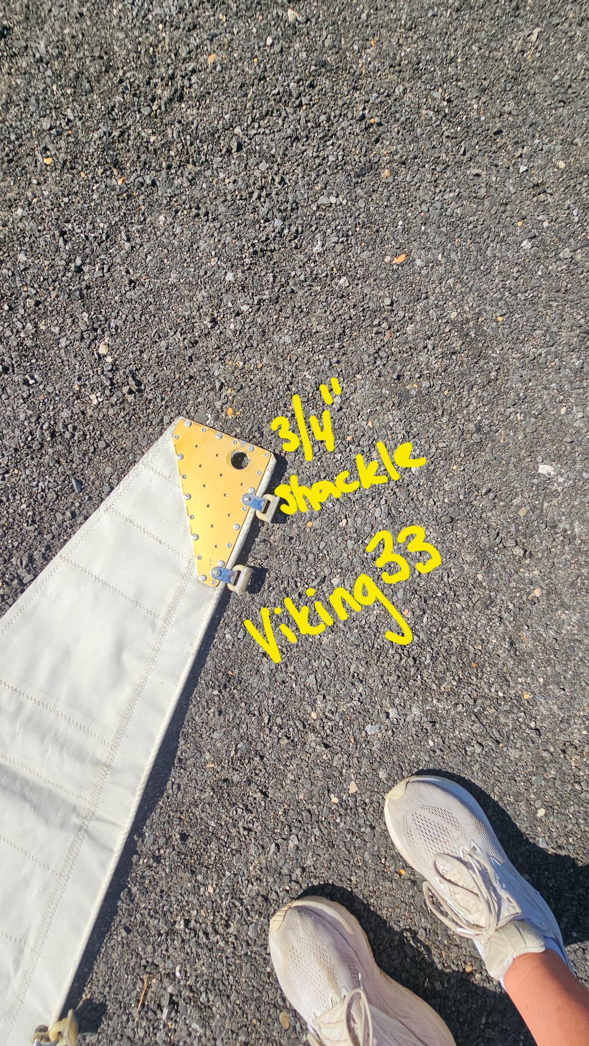Viking 33 Main Sail - 35'9" Luff x 38'1" Leech x 9'4" Foot