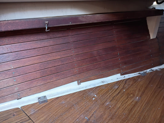 Teak Side Walls from the Seafarer 31 MKI Yawl