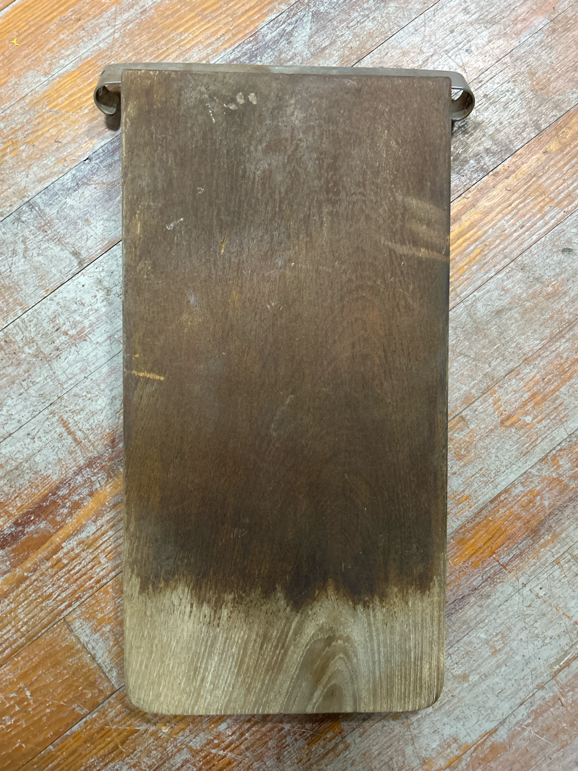 Vintage Sailboat Cockpit Table – Folding Teak Marine Table 22" x 11"