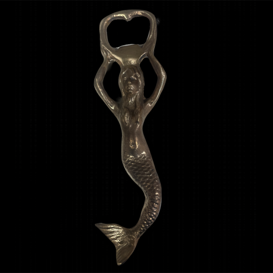Bronze mermaid bottle opener