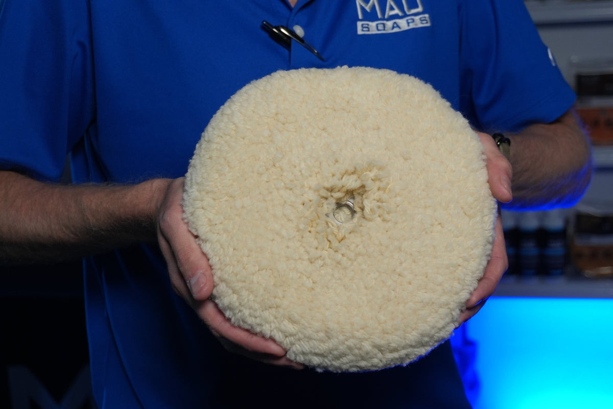 Double-Sided Heavy Cut Wool Pad 9 1/2"