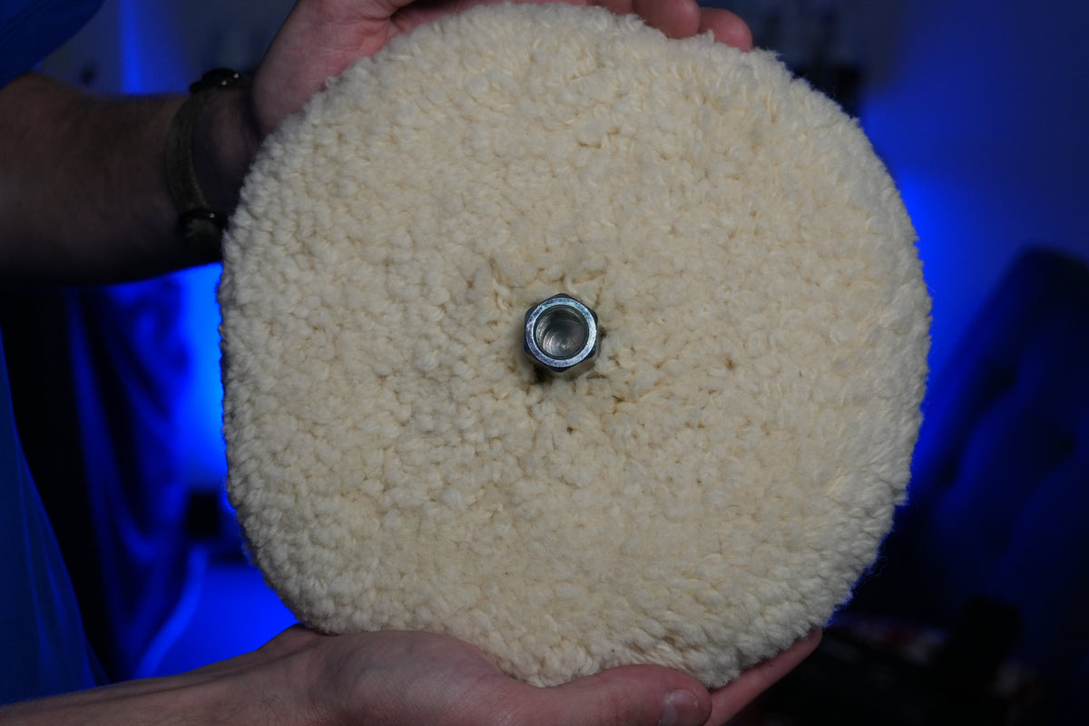Double-Sided Heavy Cut Wool Pad 9 1/2"