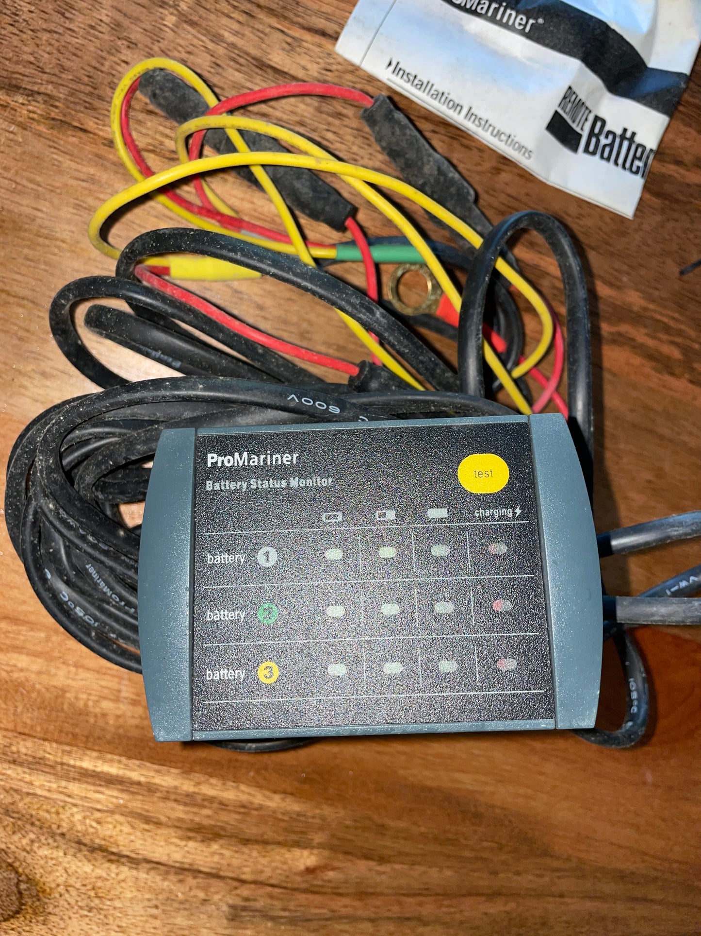 Promariner Remote Battery Bank Status